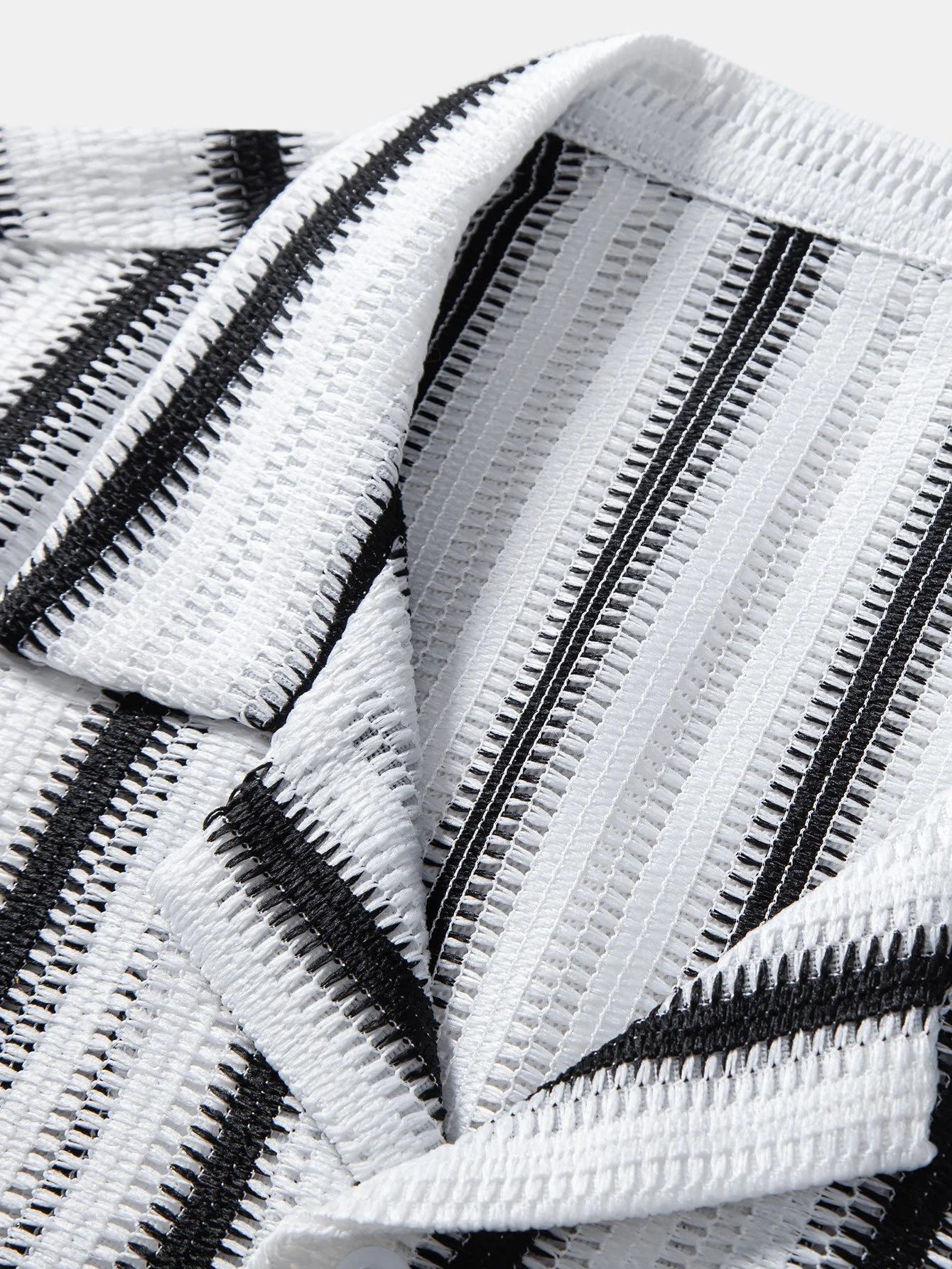 Gestreiftes Cutout Cuban Shirt - Image 3