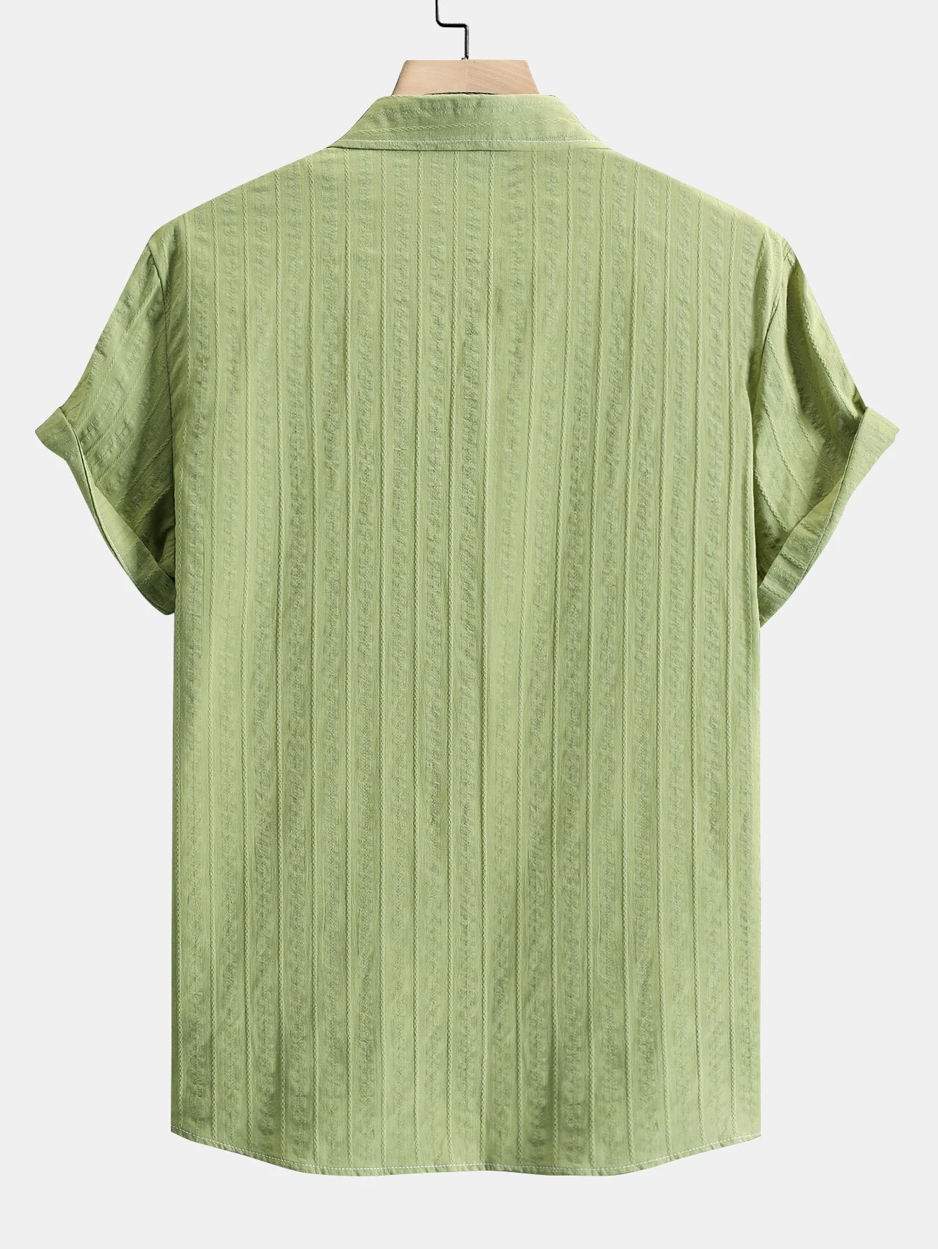 Gestreifte Jacquard-Knopfhemd - Image 2