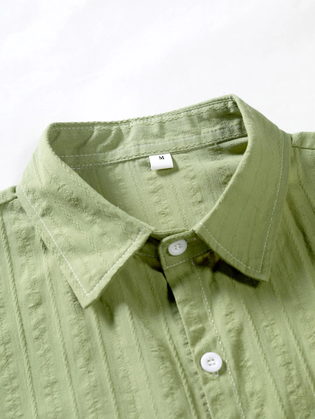 Gestreifte Jacquard-Knopfhemd - Image 3