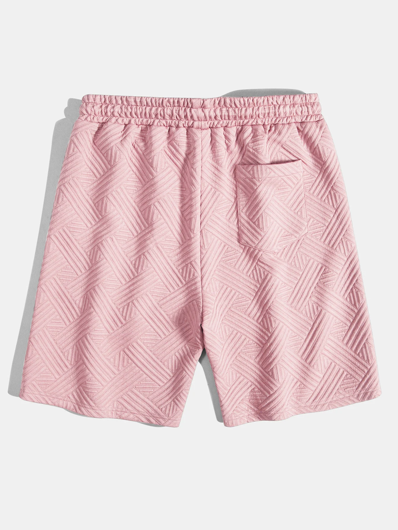 Gestreiftes Jacquard-Knopfleistenhemd & Kordelzug Shorts - Image 25
