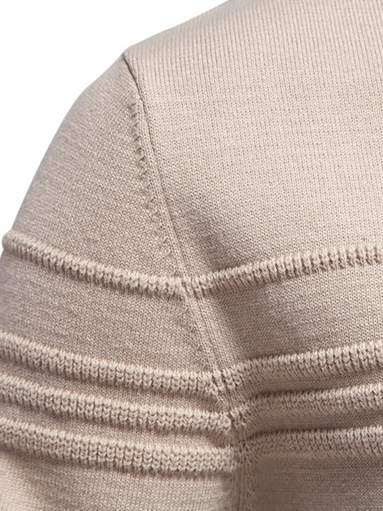 Gestreifter Jacquard-Pullover mit Rundhalsausschnitt - Image 12