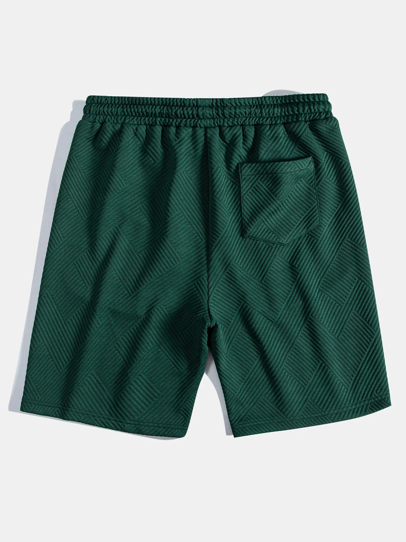 Gestreiftes Jacquard-Kapuzen-T-Shirt & Shorts - Image 11