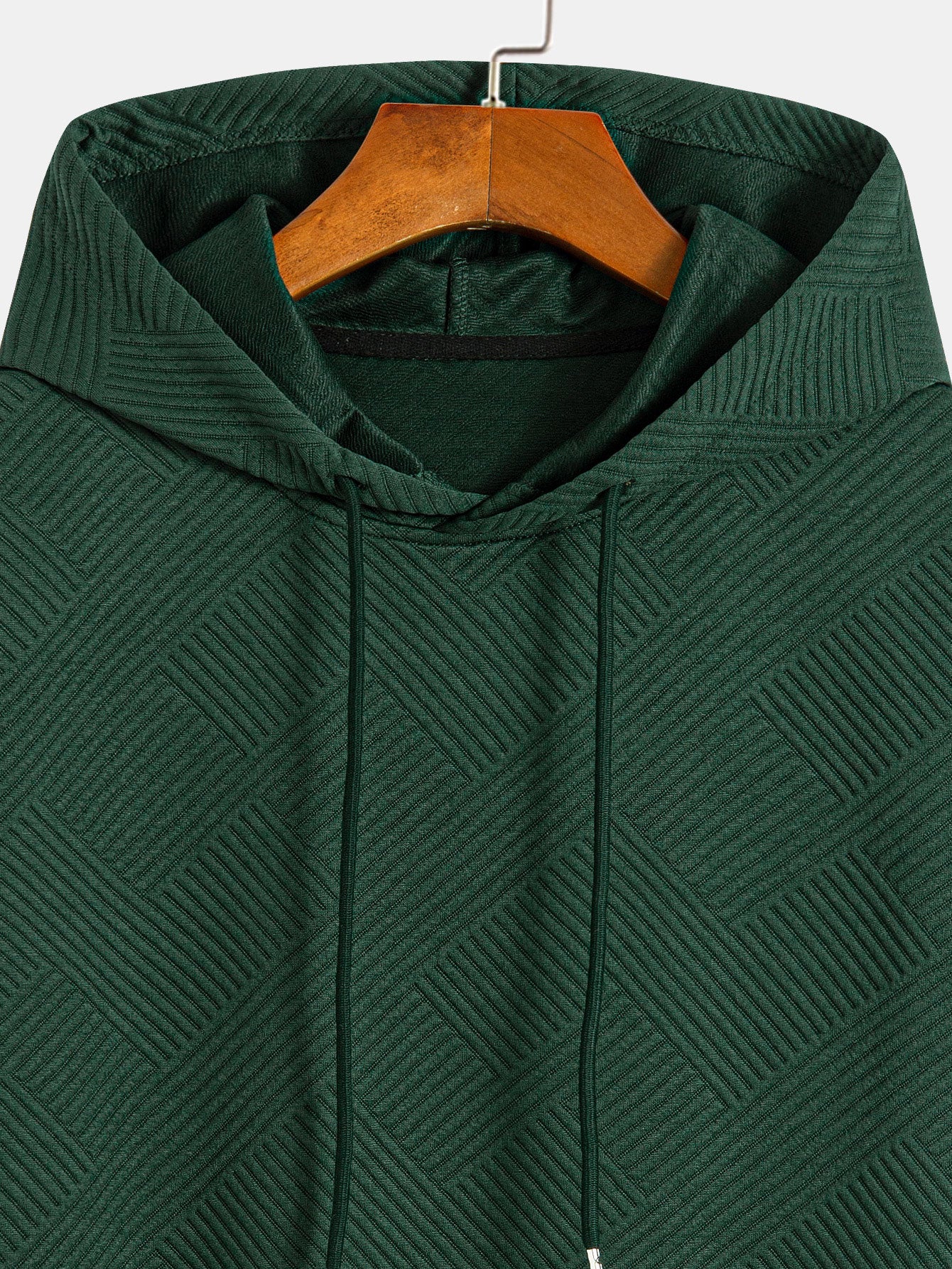 Gestreiftes Jacquard-Kapuzen-T-Shirt & Shorts - Image 14