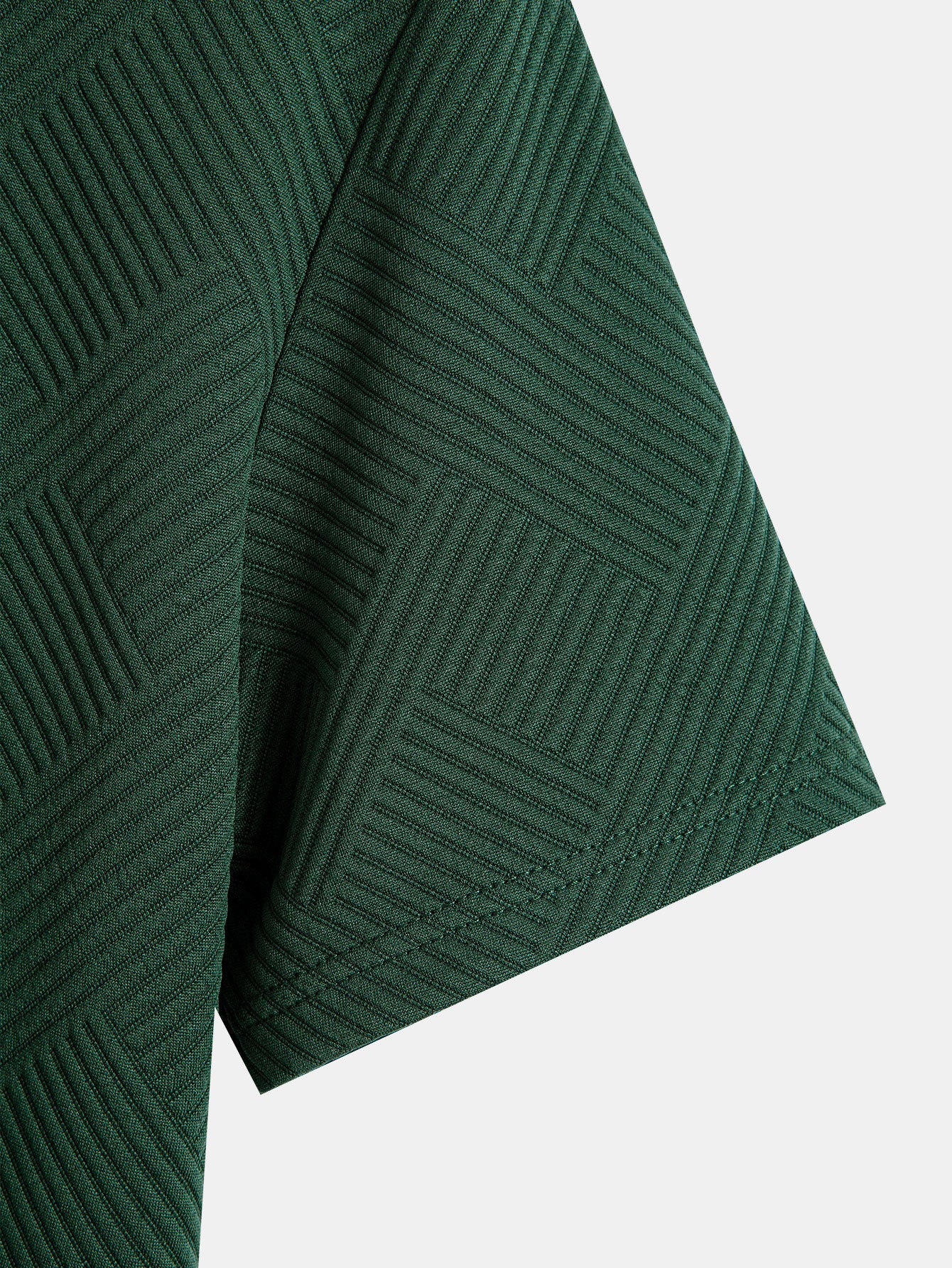 Gestreiftes Jacquard-Kapuzen-T-Shirt & Shorts - Image 16