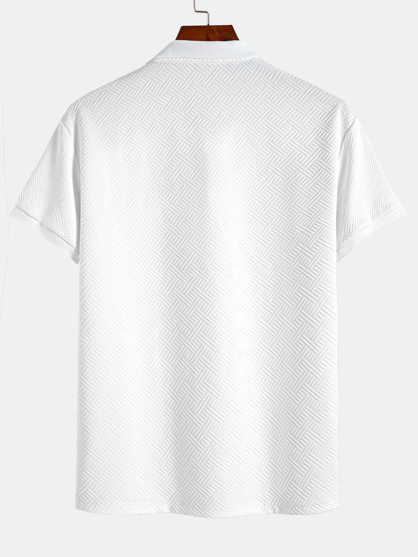 Gestreiftes Jacquard-Polo - Image 2