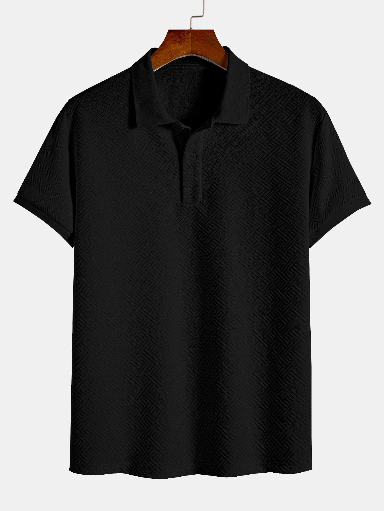 Gestreiftes Jacquard-Polo - Image 3
