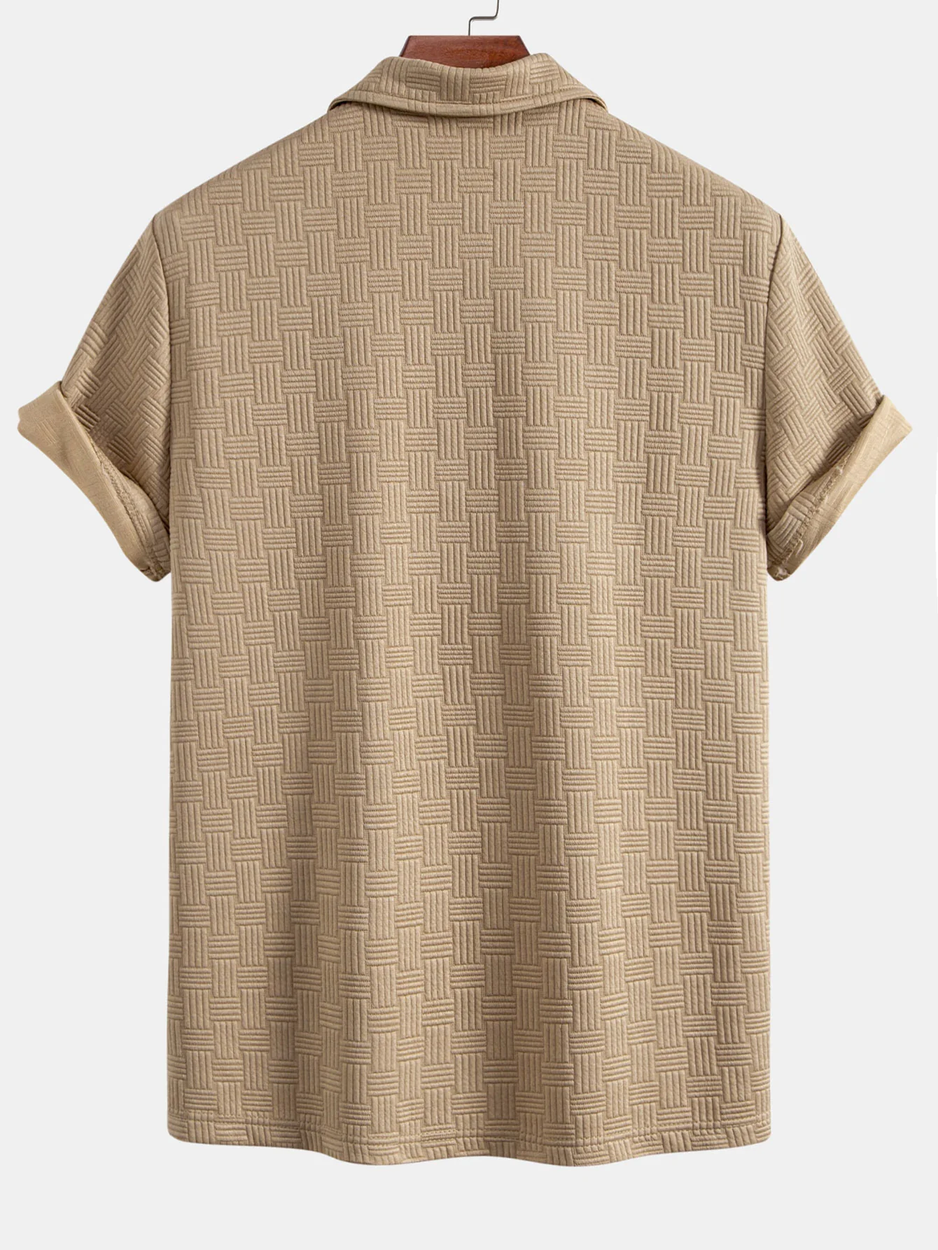 Gestreiftes Jacquard-Poloshirts-Shirt - Image 2