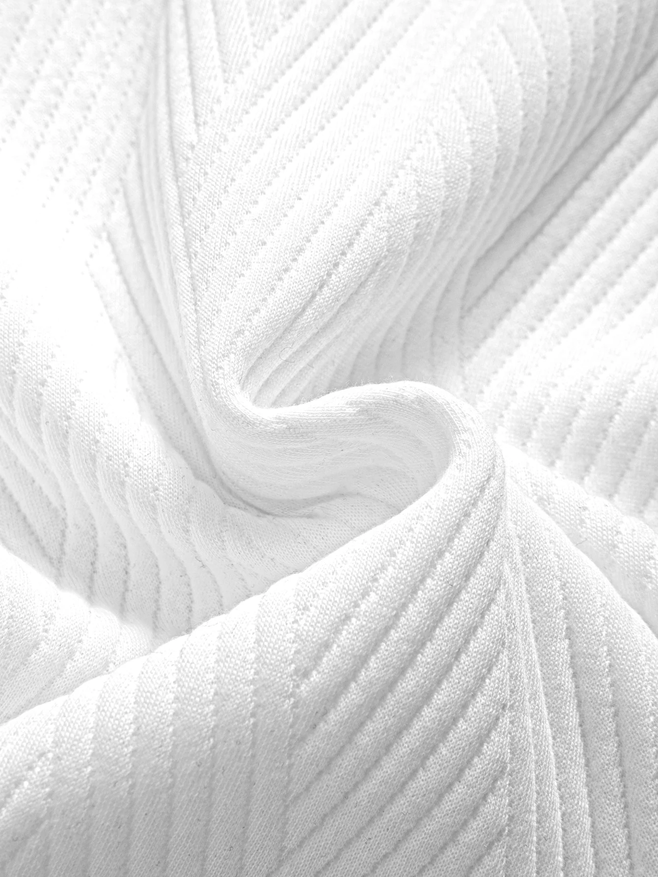Gestreiftes Jacquard Ärmelloses Kapuzenshirt - Image 10