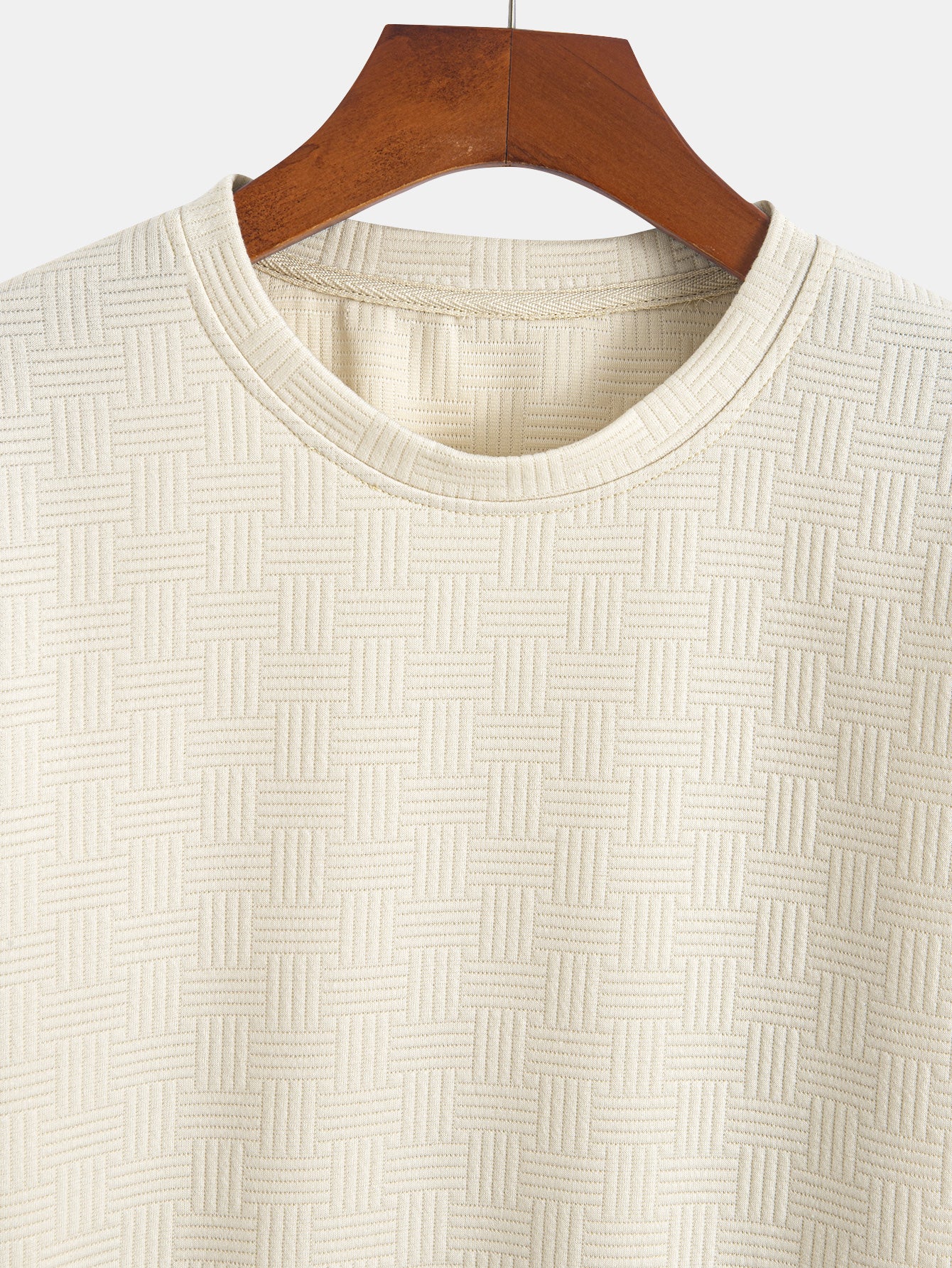 Gestreiftes Jacquard-T-Shirt & Shorts-Set - Image 18