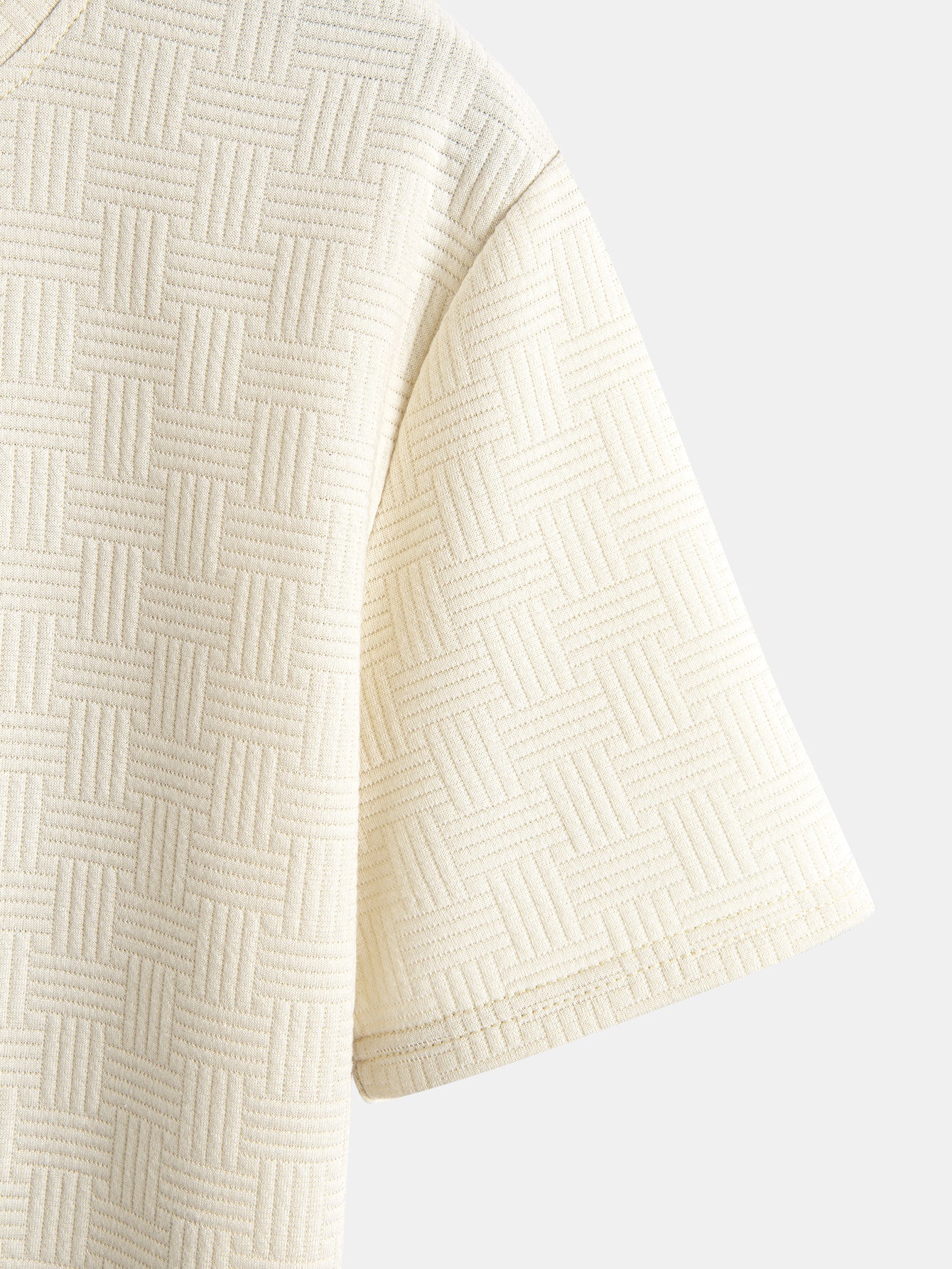 Gestreiftes Jacquard-T-Shirt & Shorts-Set - Image 19