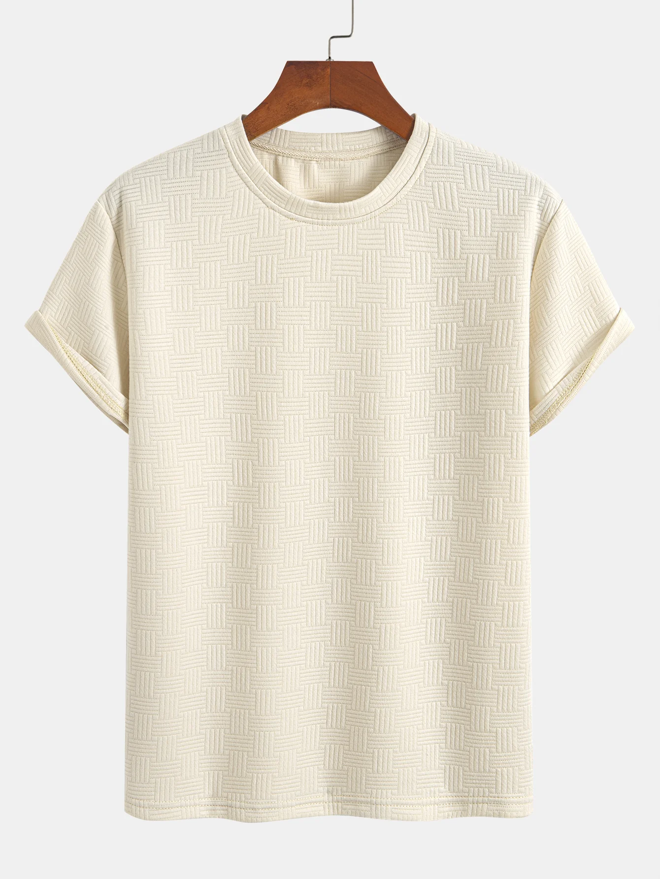 Gestreiftes Jacquard-T-Shirt & Shorts-Set - Image 6
