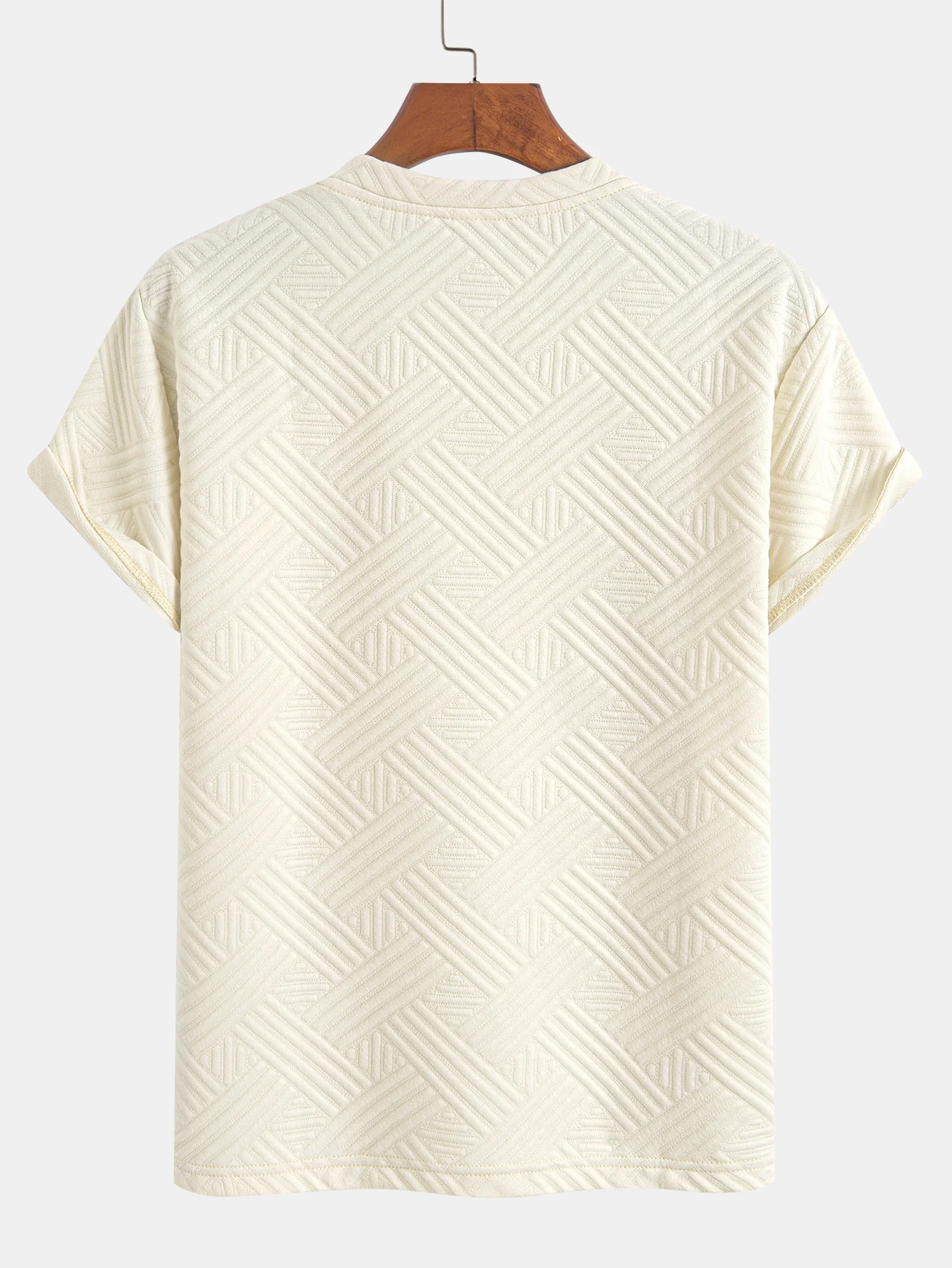 Gestreiftes Jacquard-T-Shirt & Shorts-Set - Image 11