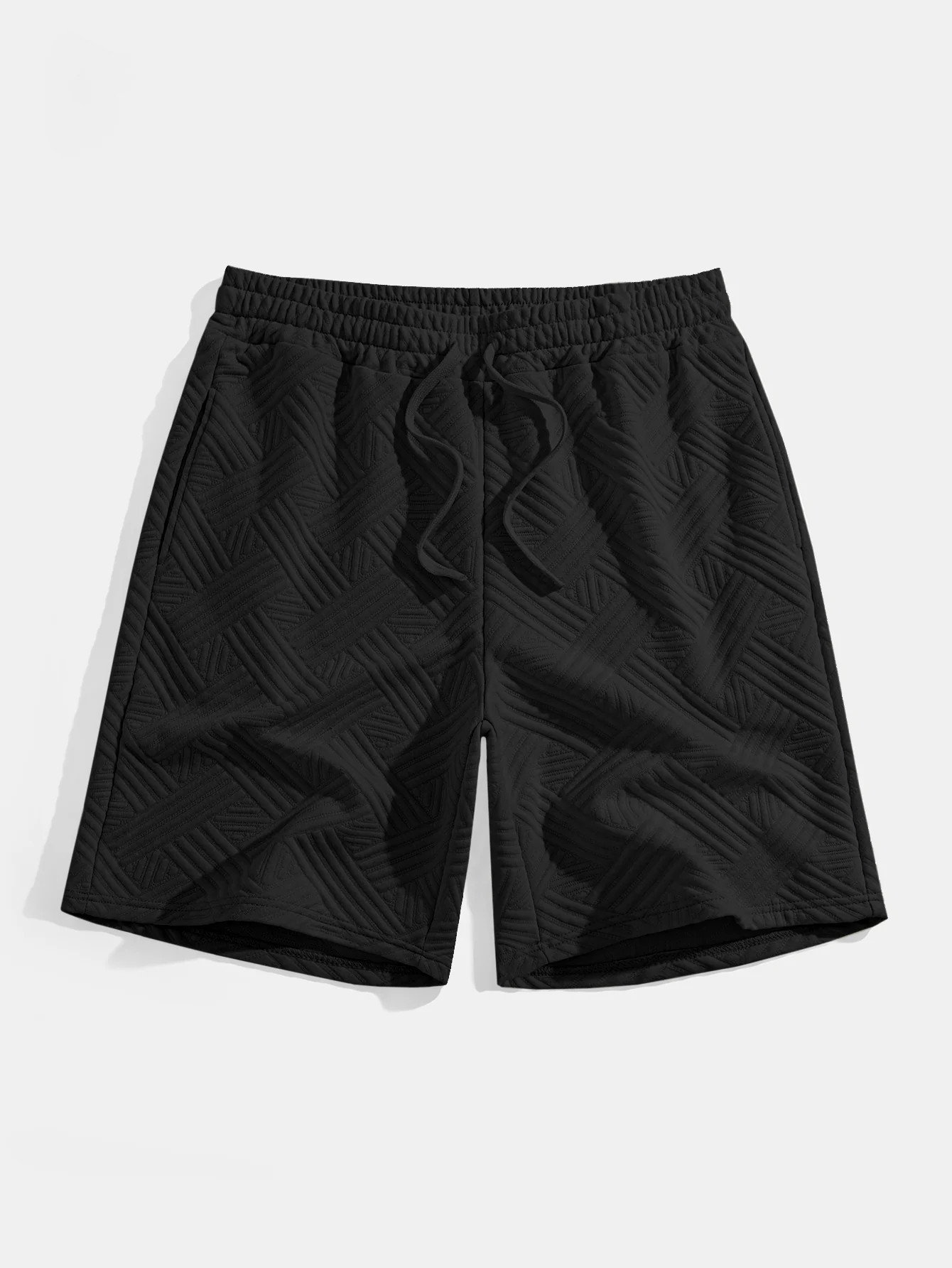Gestreiftes Jacquard-T-Shirt & Shorts-Set - Image 12