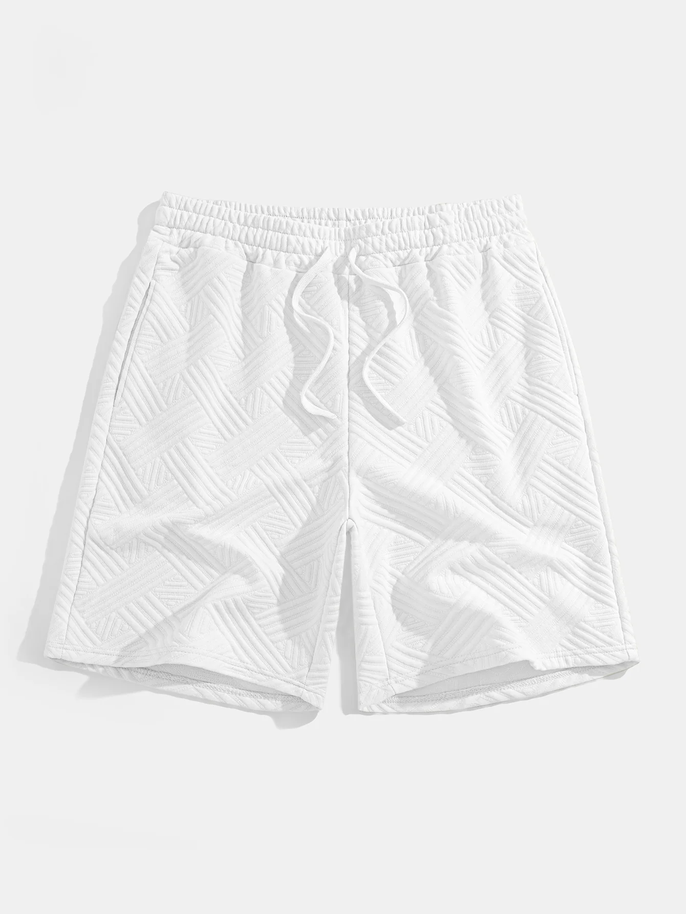 Gestreiftes Jacquard-T-Shirt & Shorts-Set - Image 13