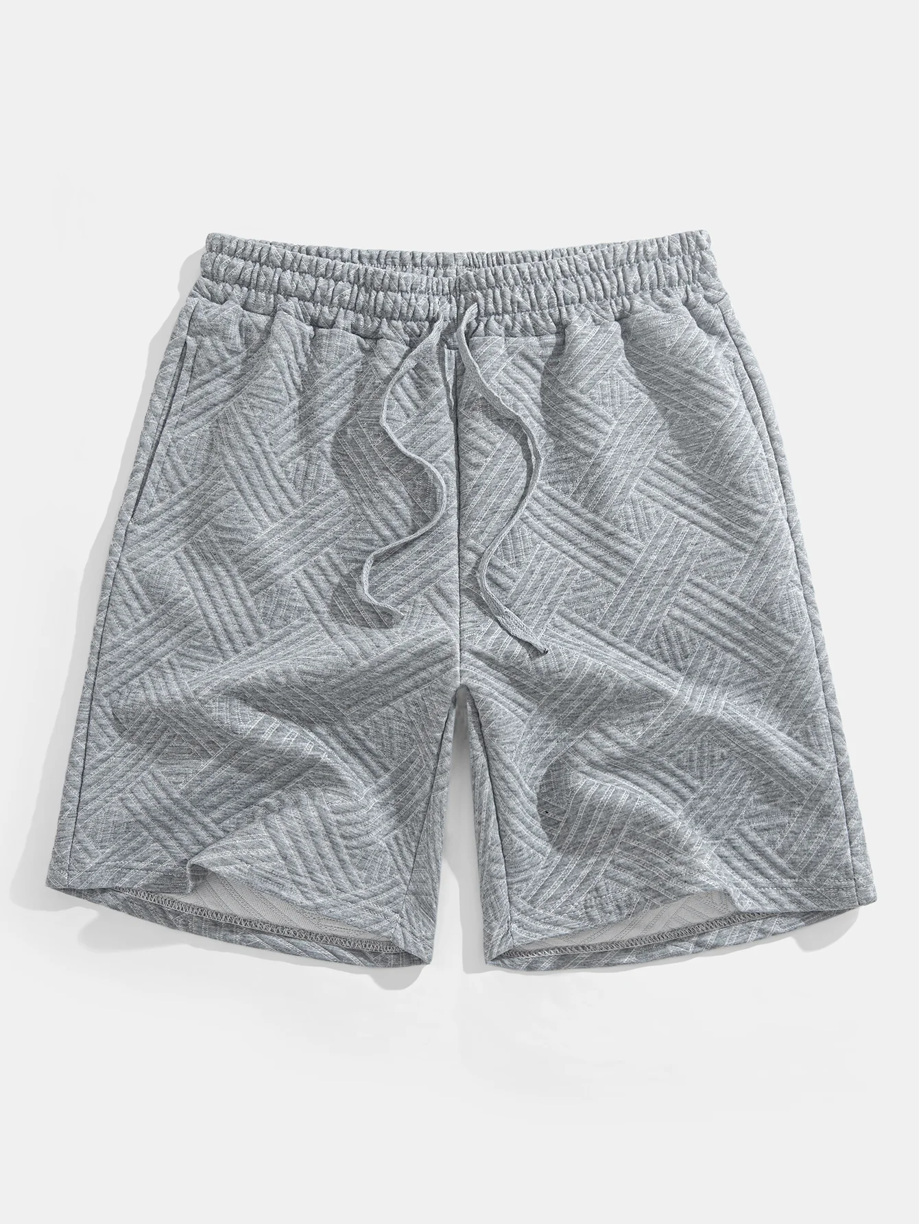 Gestreiftes Jacquard-T-Shirt & Shorts-Set - Image 14
