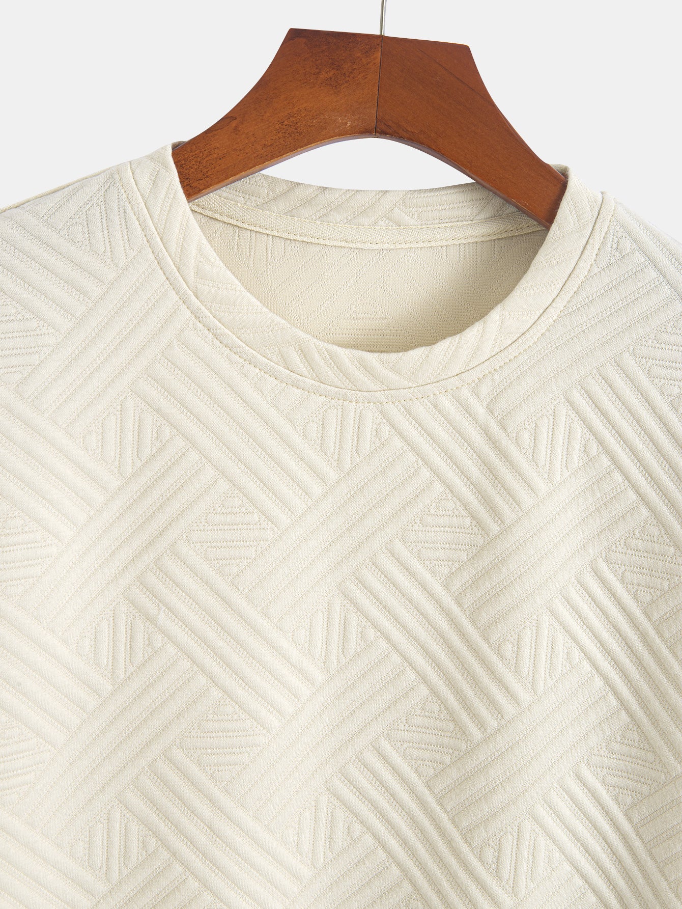Gestreiftes Jacquard-T-Shirt & Shorts-Set - Image 18