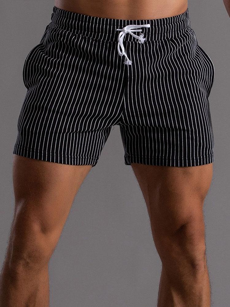 Gestreifte Jersey-Shorts 3" - Image 3
