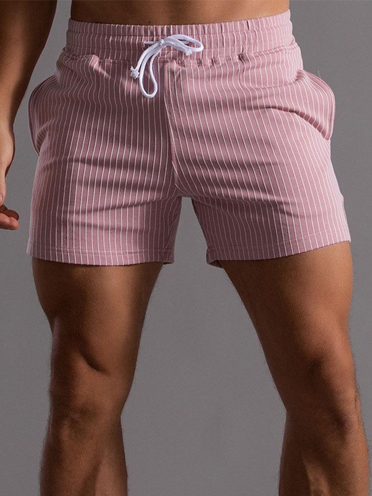Gestreifte Jersey-Shorts 3" - Image 4
