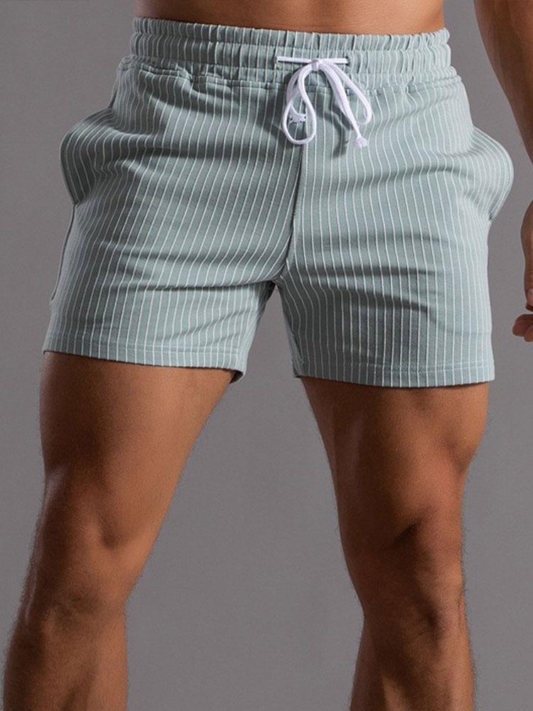 Gestreifte Jersey-Shorts 3" - Image 5