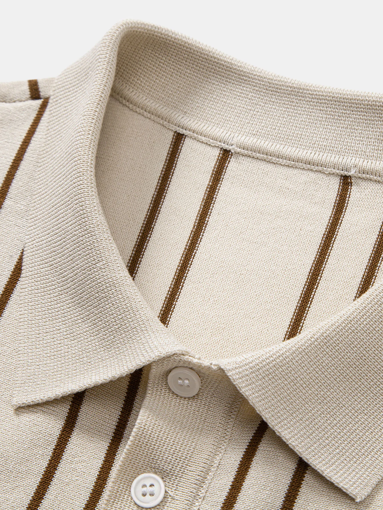 Gestreiftes Strick-Poloshirt & Schlanke, zulaufende Hose - Image 19