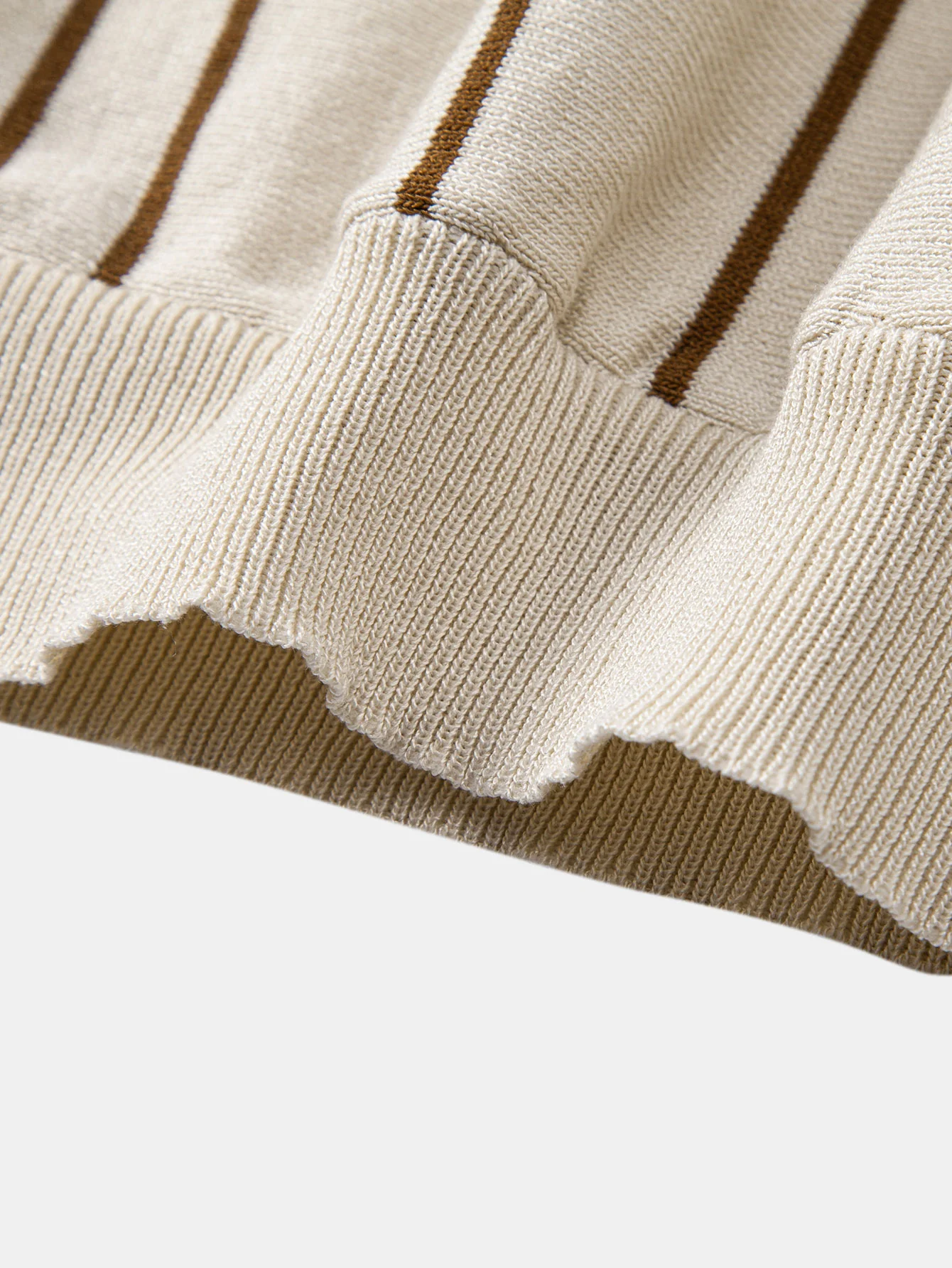 Gestreiftes Strick-Poloshirt & Schlanke, zulaufende Hose - Image 22