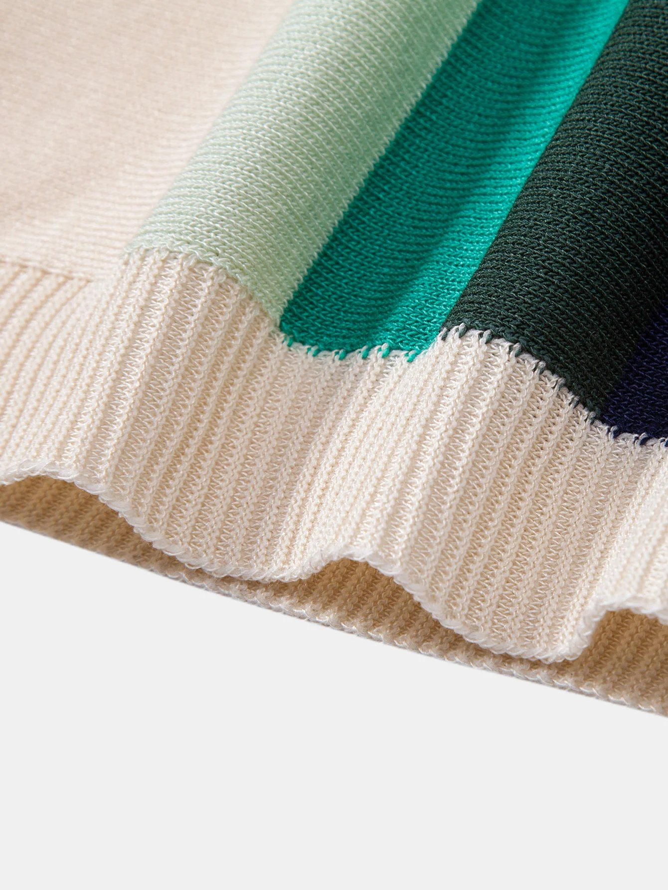 Gestreiftes gestricktes Poloshirts-Shirt - Image 8