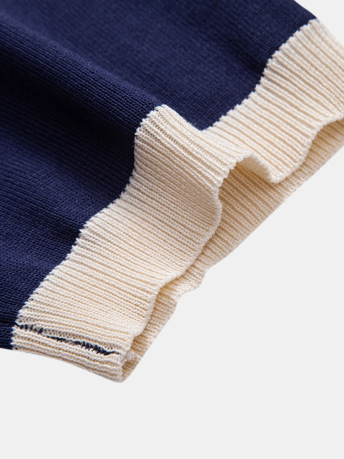 Gestreiftes gestricktes Poloshirts-Shirt - Image 9