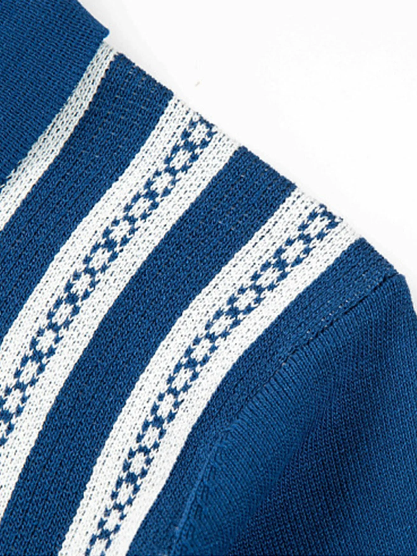 Gestreiftes Kurzarm-Pullover-Polo - Image 6