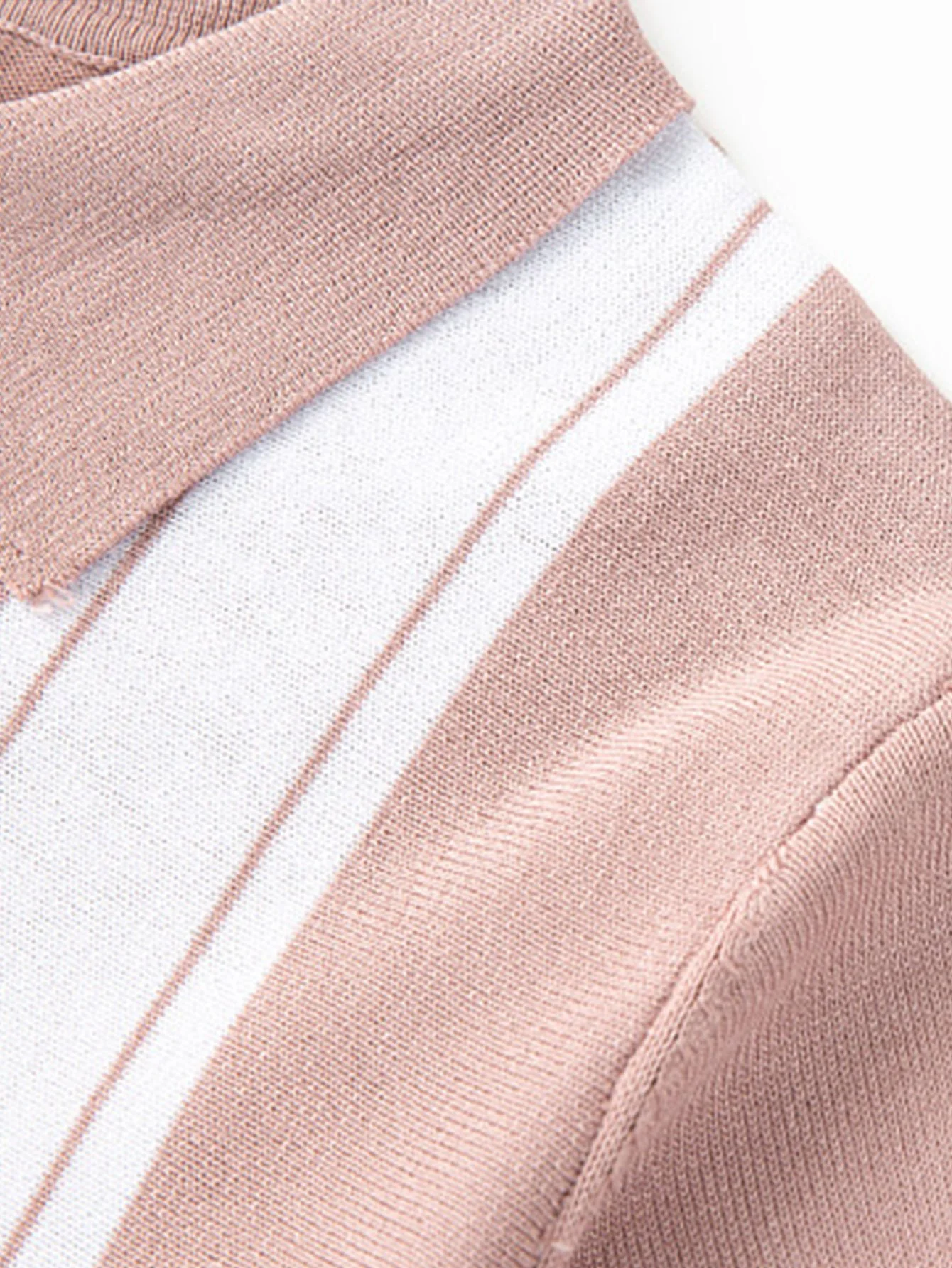 Gestreiftes Kurzarm-Pullover-Polo - Image 5
