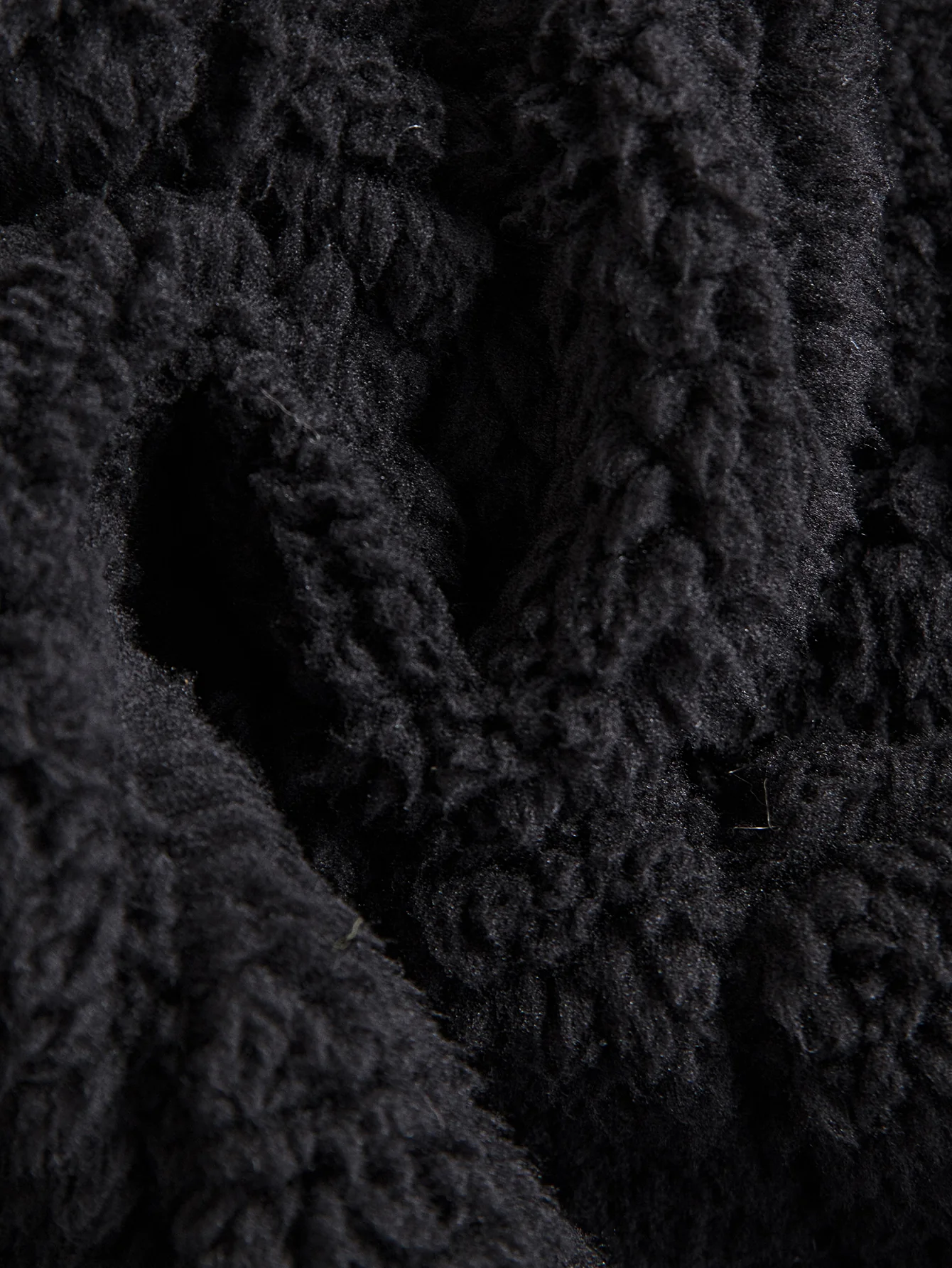 Striped Teddy Fleece Jogger Pants - Image 10
