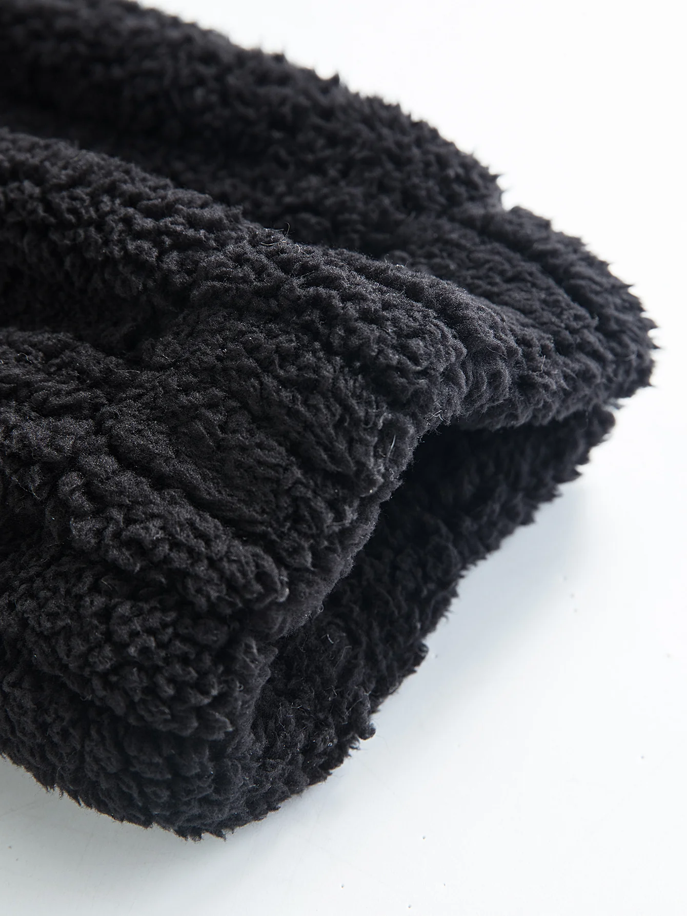 Striped Teddy Fleece Jogger Pants - Image 8