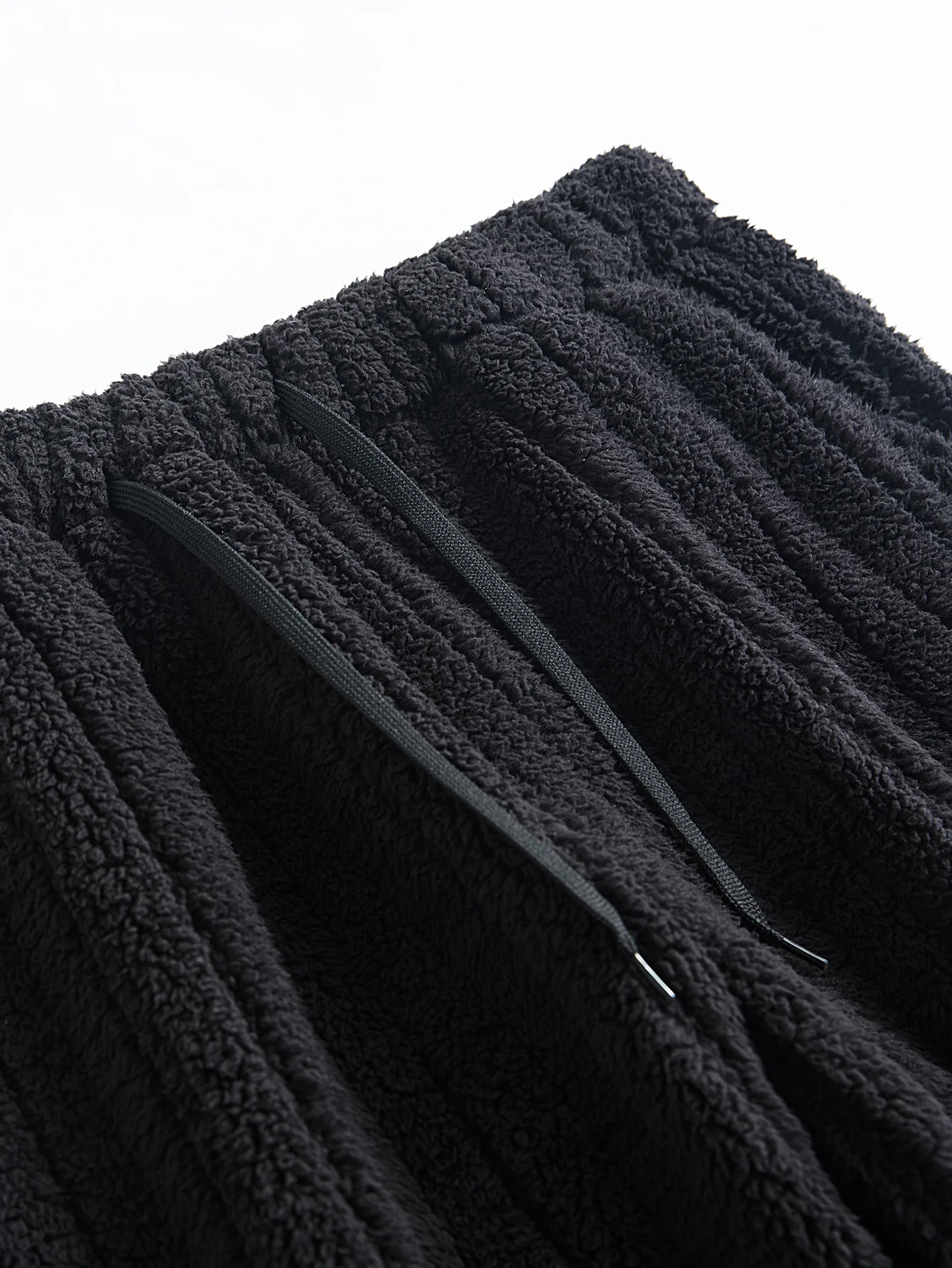 Striped Teddy Fleece Zip Up Hoodie & Striped Teddy Fleece Jogger Pants - Image 10