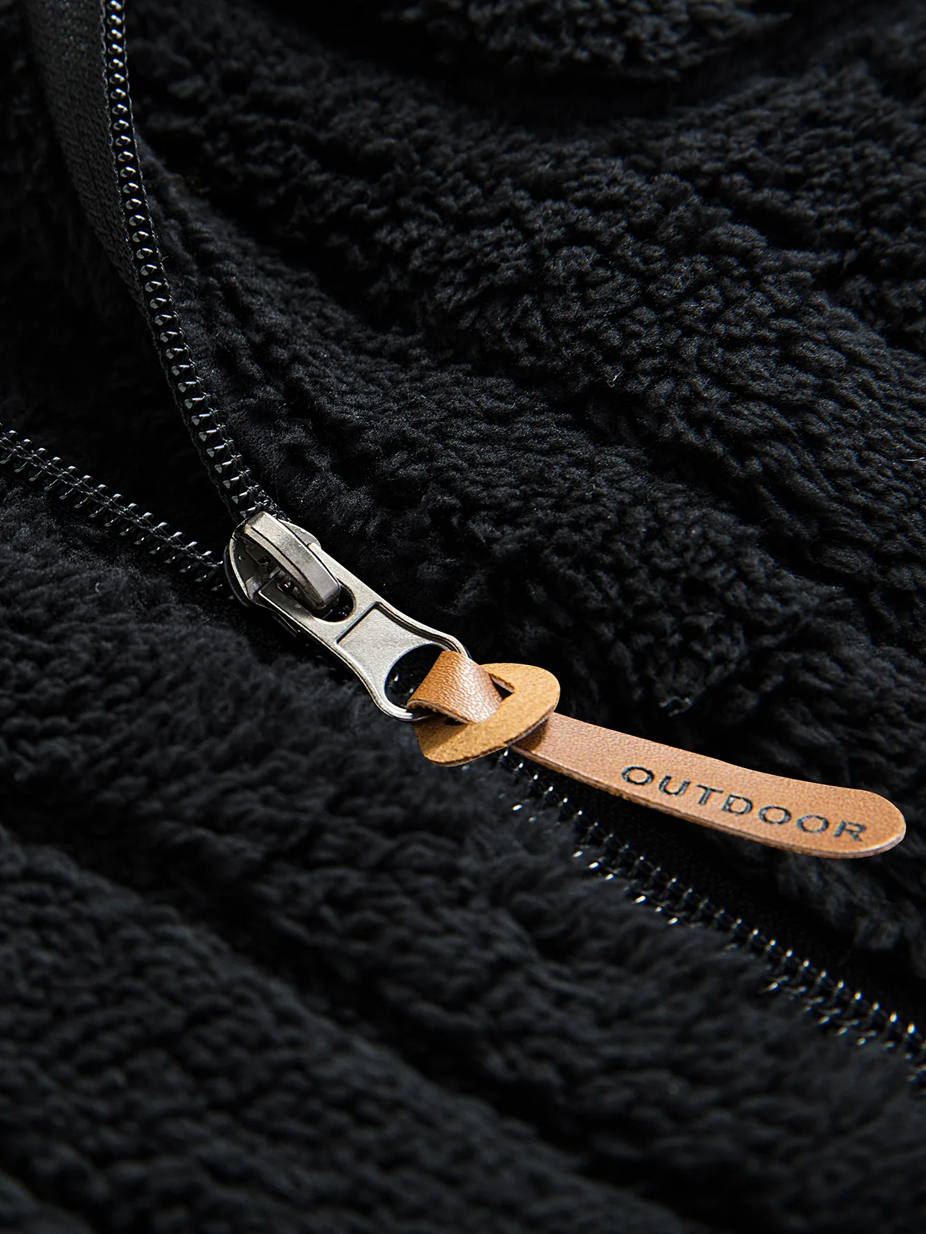 Striped Teddy Fleece Zip Up Hoodie & Striped Teddy Fleece Jogger Pants - Image 6