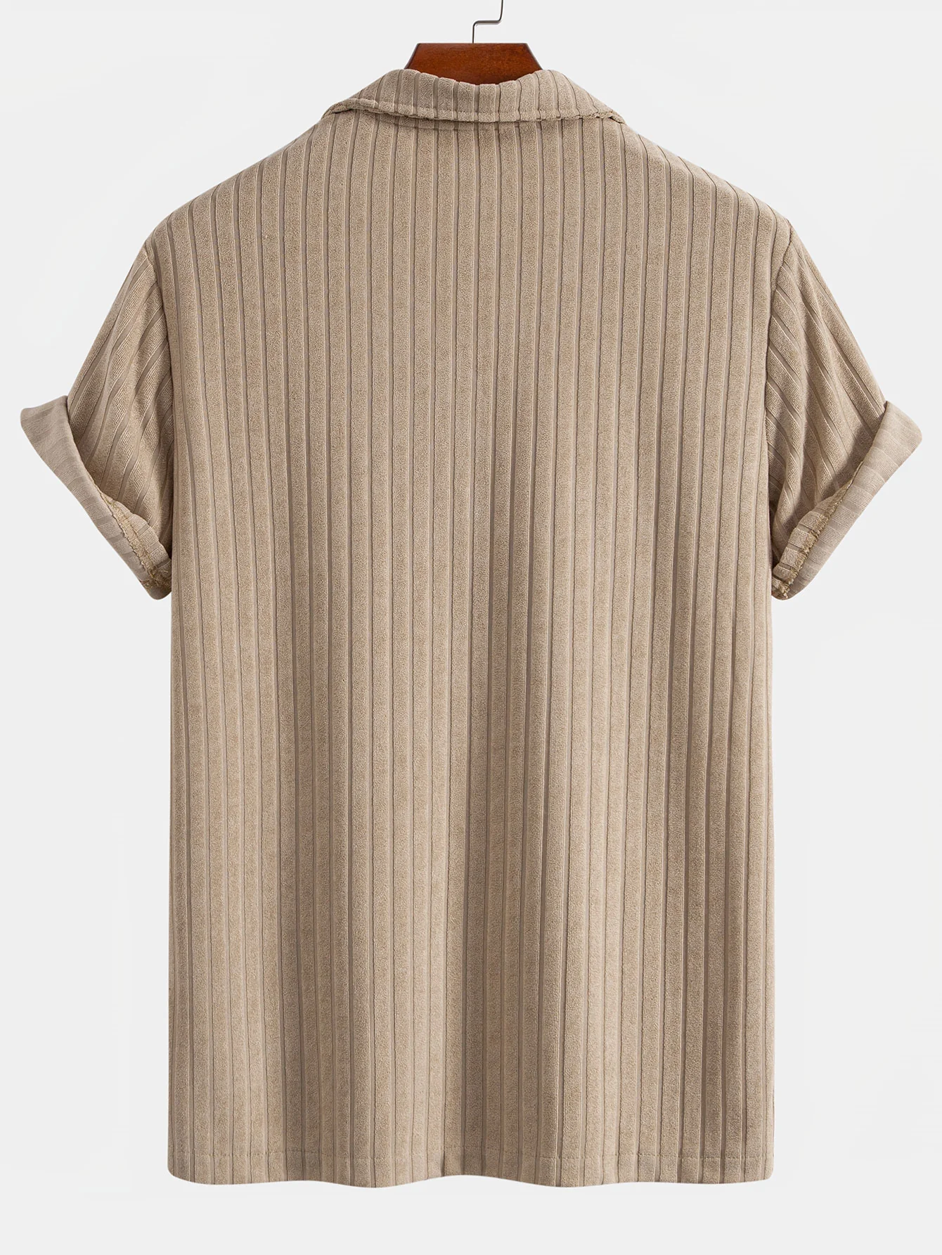 Striped Terry Cuban Shirt & Striped Terry Cuban Shorts - Image 6