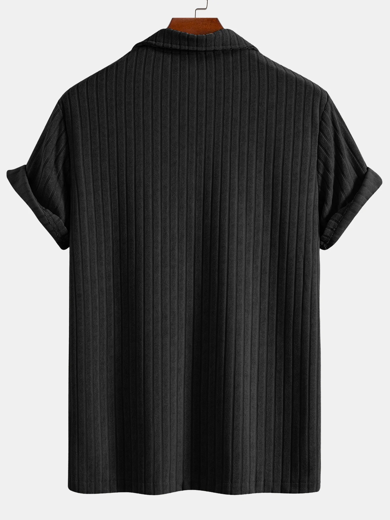 Striped Terry Cuban Shirt & Striped Terry Cuban Shorts - Image 8