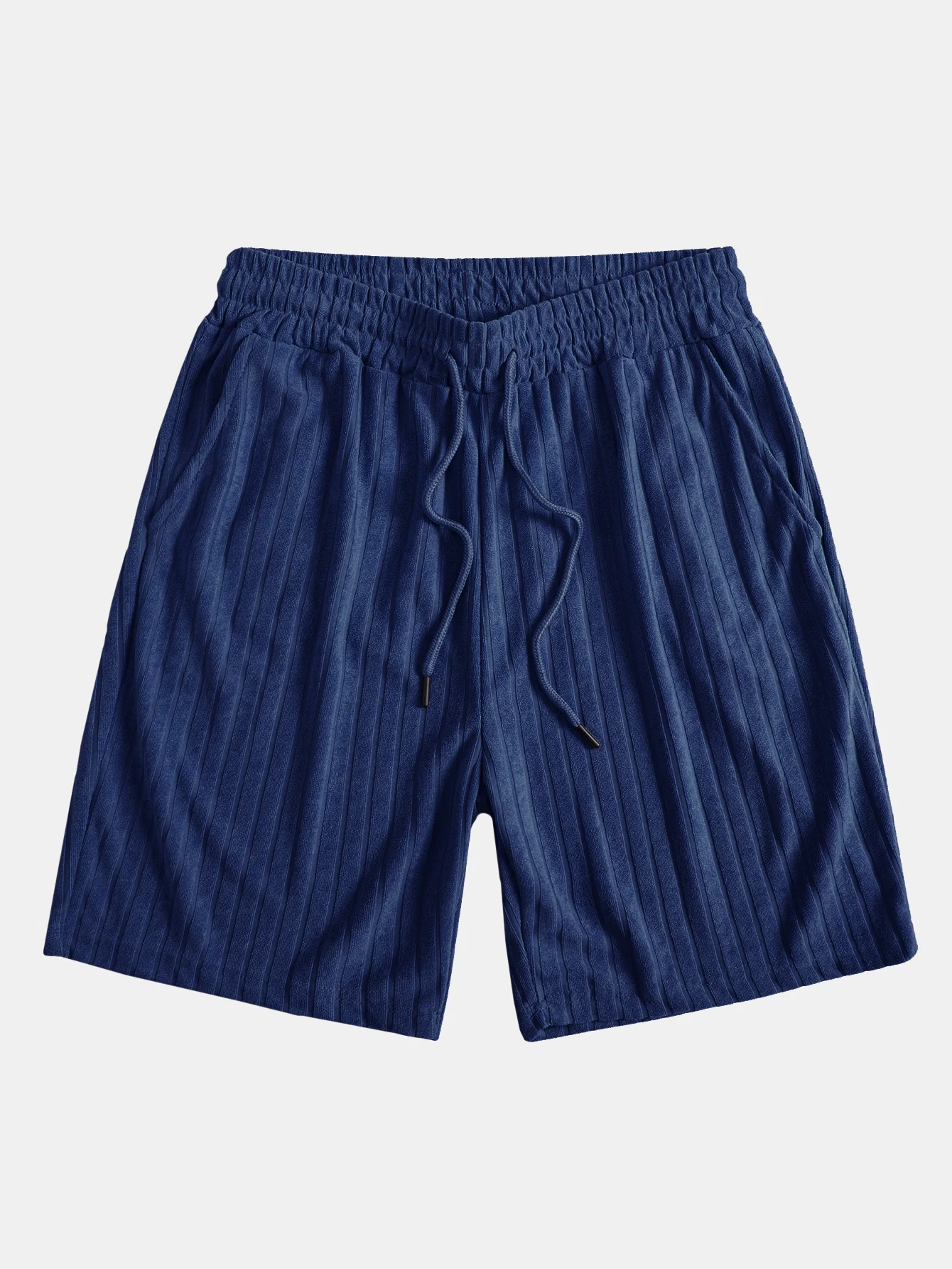Striped Terry Cuban Shirt & Striped Terry Cuban Shorts - Image 15