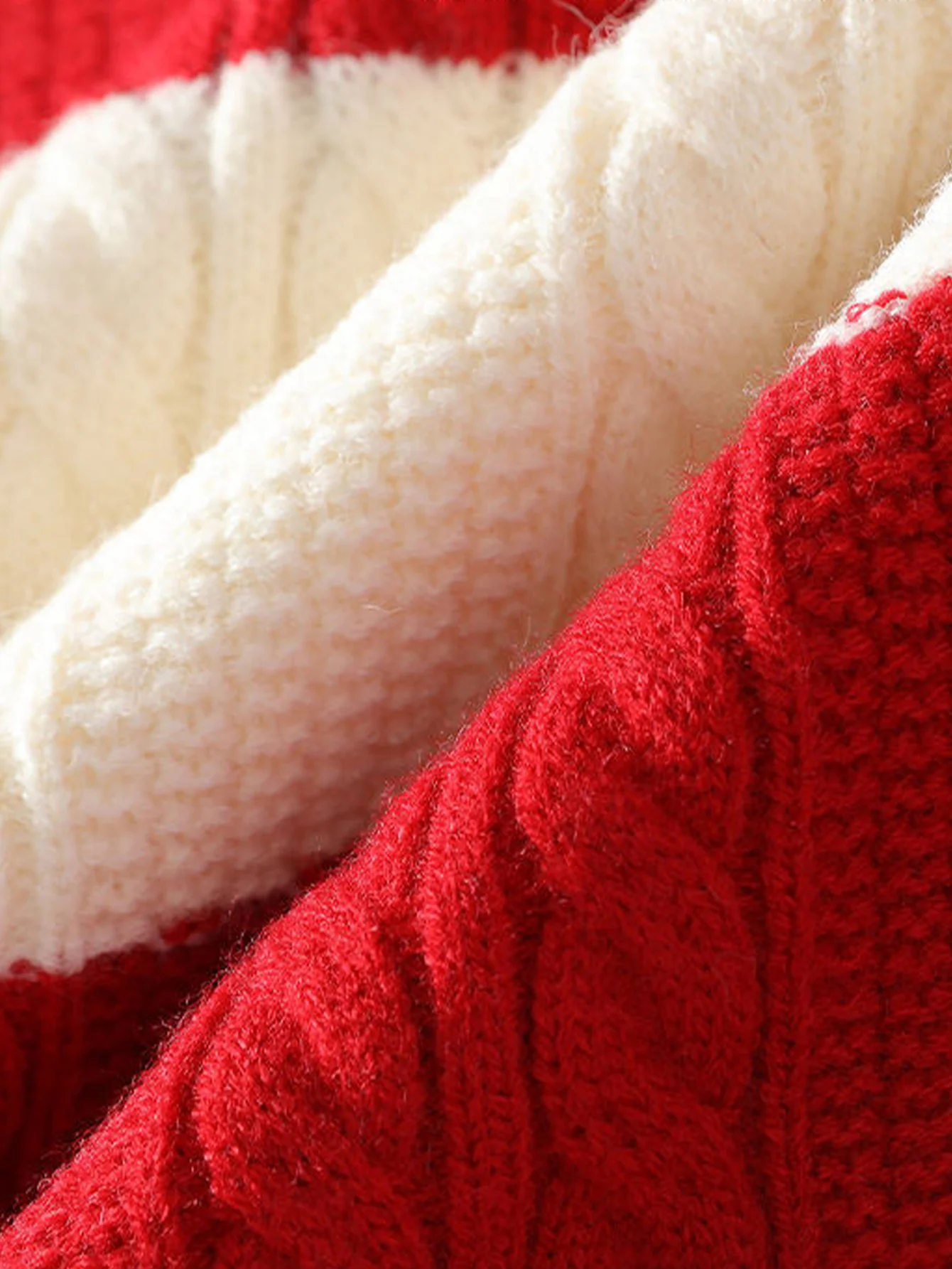 Striped Twist Jacquard Sweater - Image 8