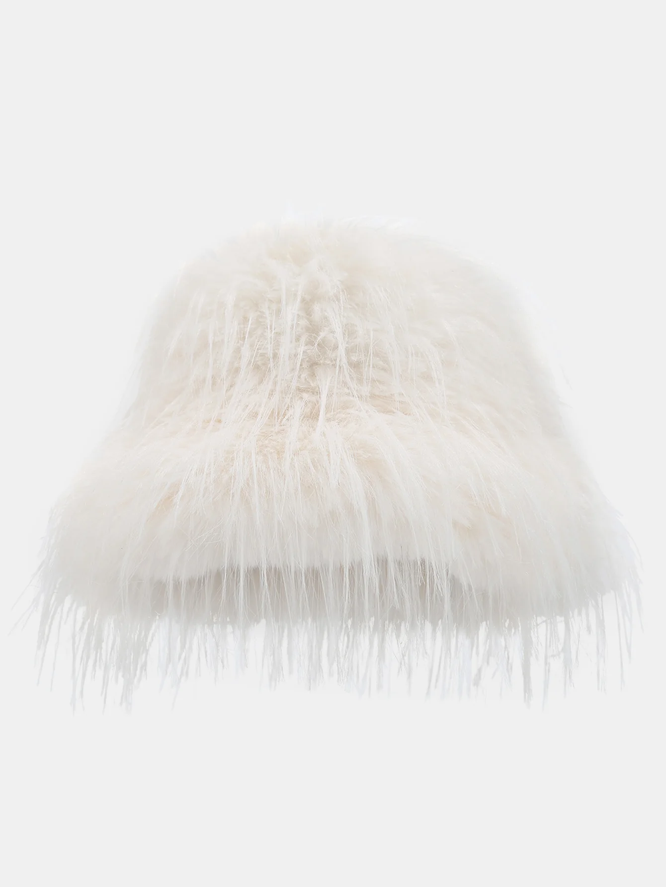 Stylish Fluffy Faux Fur Warm Fisherman Hat - Image 2