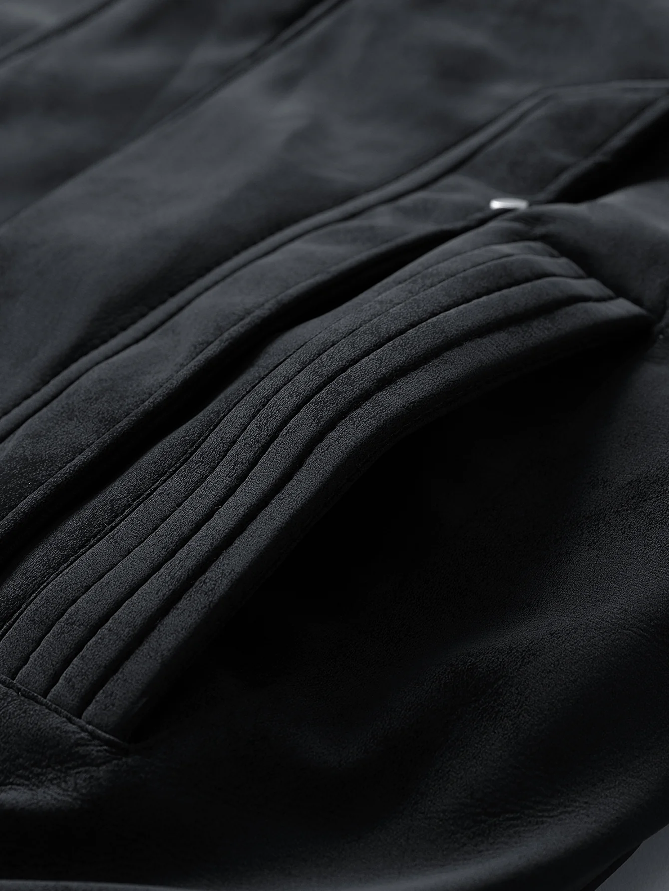 Relax Fit Suede Teddy Zipper Reversible Hooded Coat - Image 14