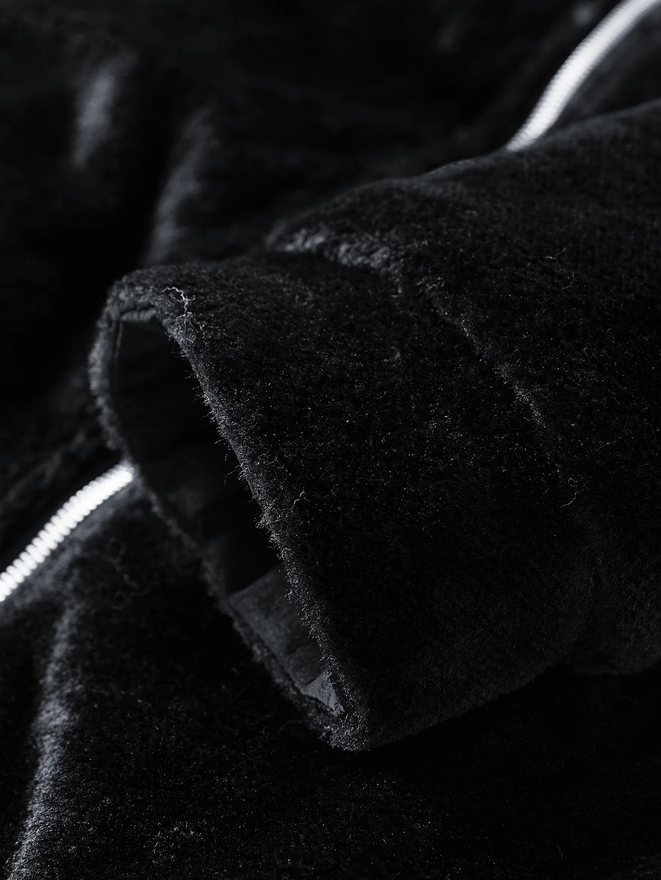 Relax Fit Suede Teddy Zipper Reversible Hooded Coat - Image 15