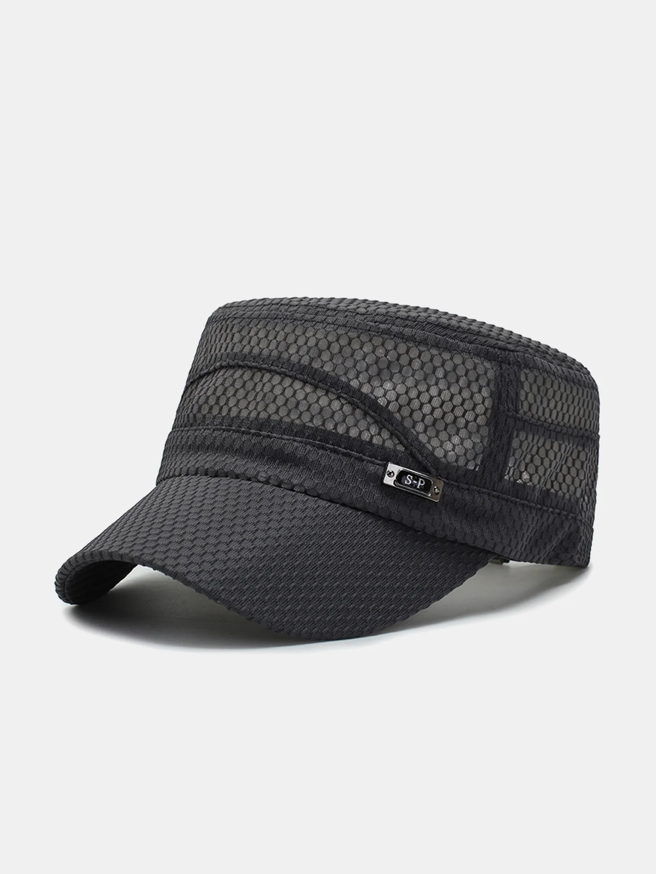 Summer Flat Cap Breathable Mesh Sun Hat For Outdoor Casual Wear - Image 2