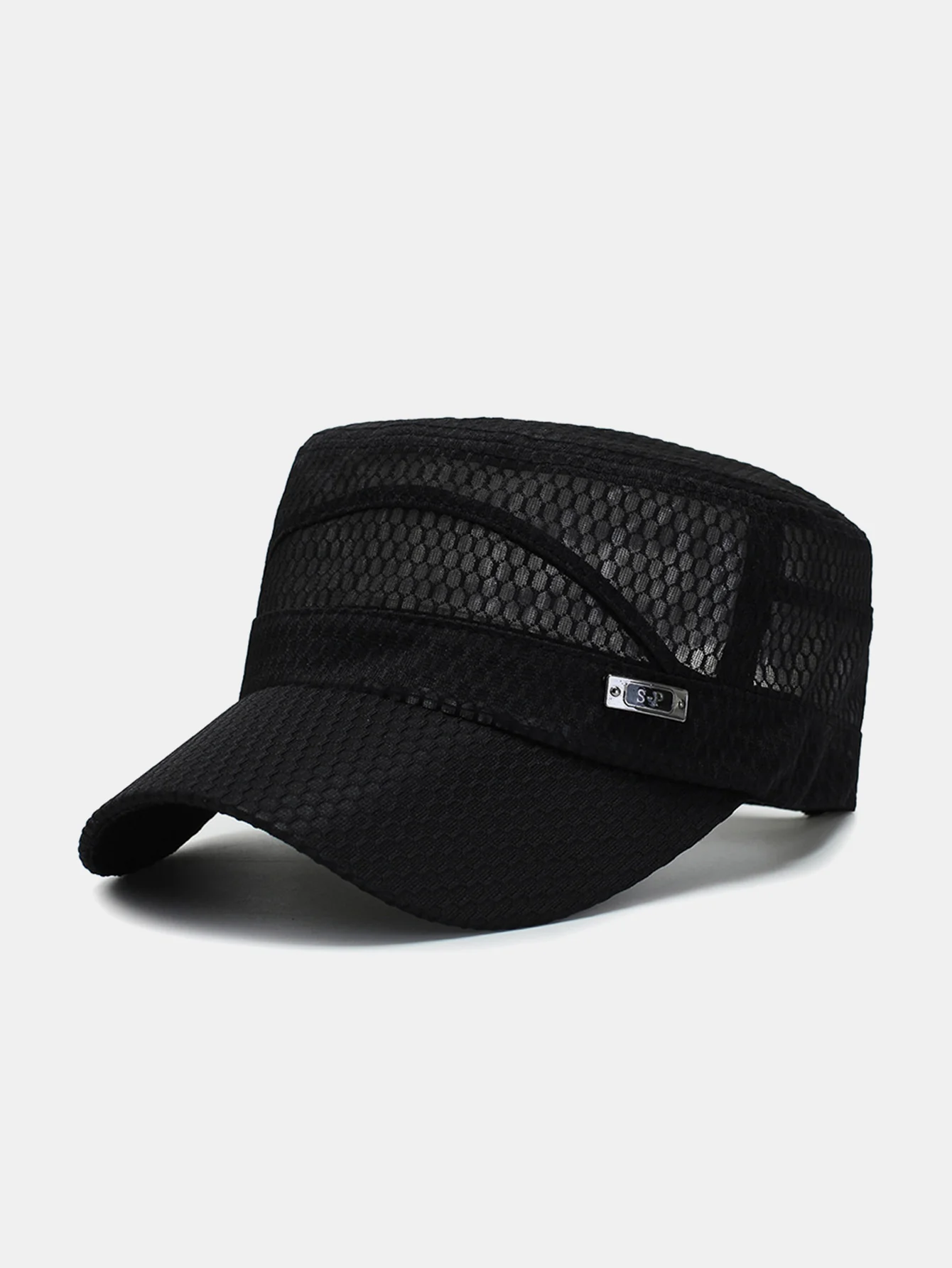Summer Flat Cap Breathable Mesh Sun Hat For Outdoor Casual Wear - Image 3