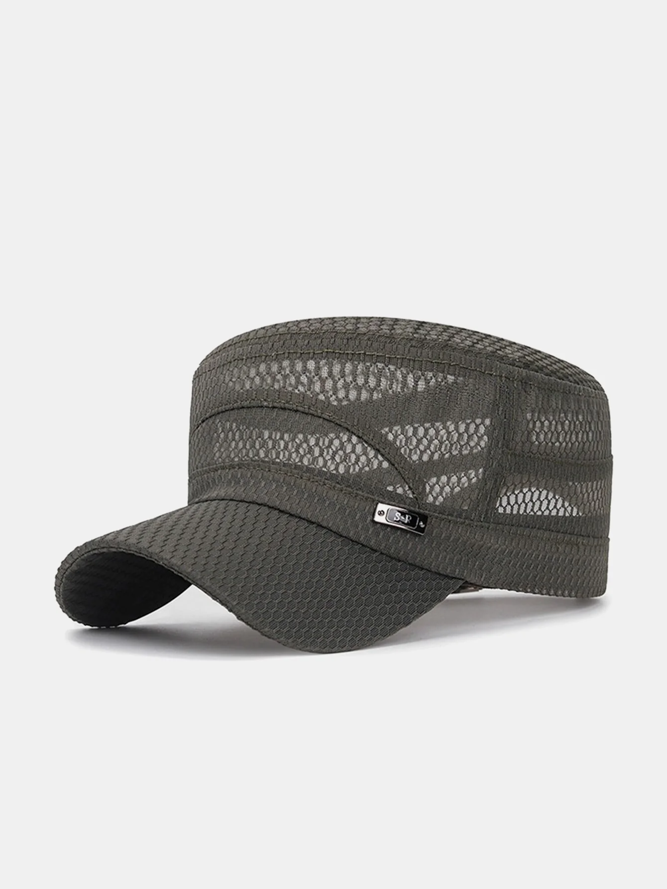 Summer Flat Cap Breathable Mesh Sun Hat For Outdoor Casual Wear - Image 4