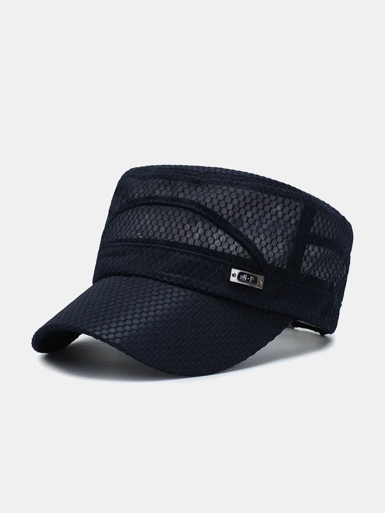 Summer Flat Cap Breathable Mesh Sun Hat For Outdoor Casual Wear - Image 5