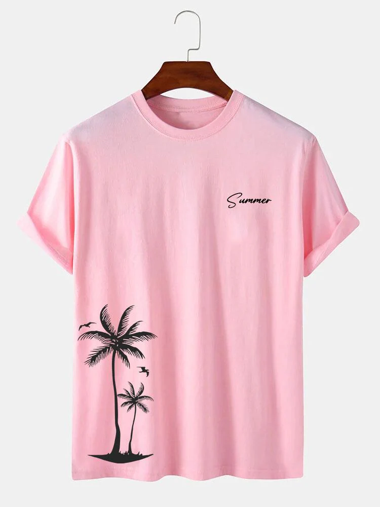 Sommer Palmenbaum Druck T-Shirt & Badehose - Image 6