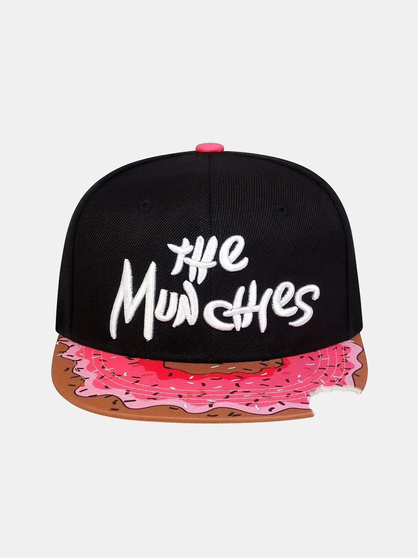 Nehmen Sie einen Biss von einem Donut-förmigen Slogan-Stickerei-Baseballcap - Image 4