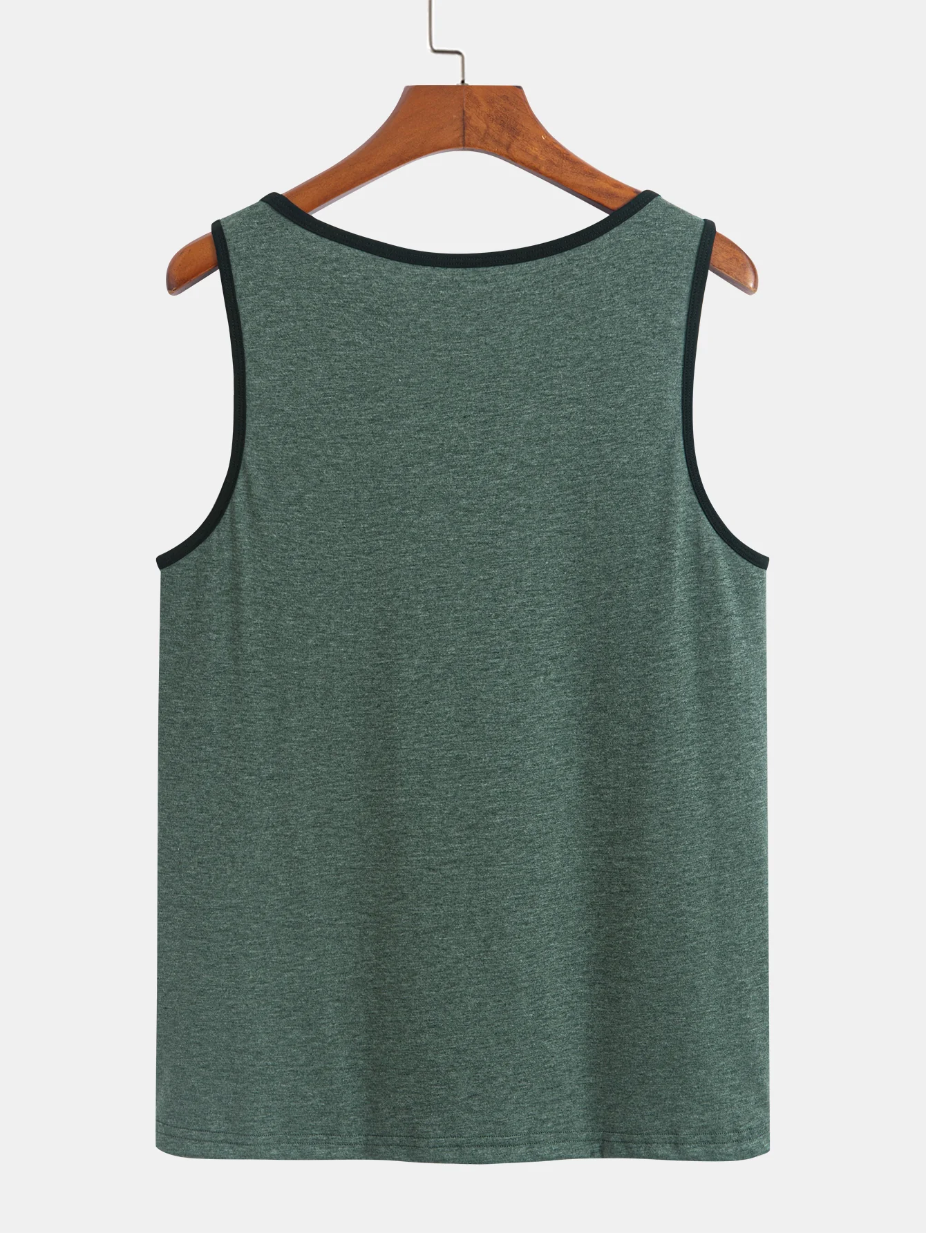 Tanktop mit Wellenmuster-Tasche - Image 2