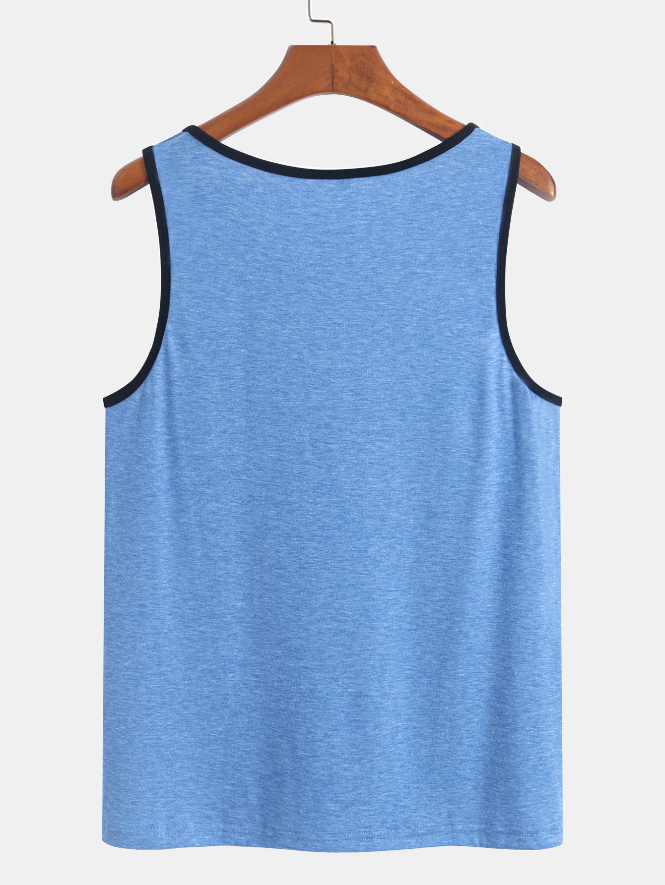 Tanktop mit Wellenmuster-Tasche - Image 6