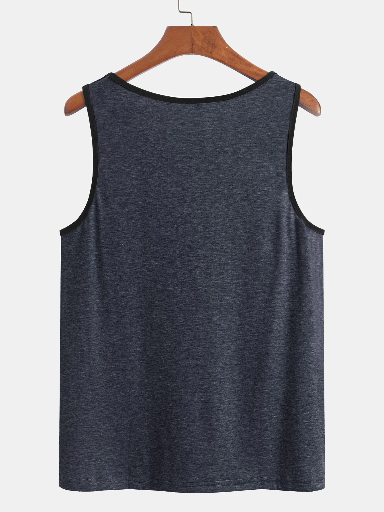 Tanktop mit Wellenmuster-Tasche - Image 8