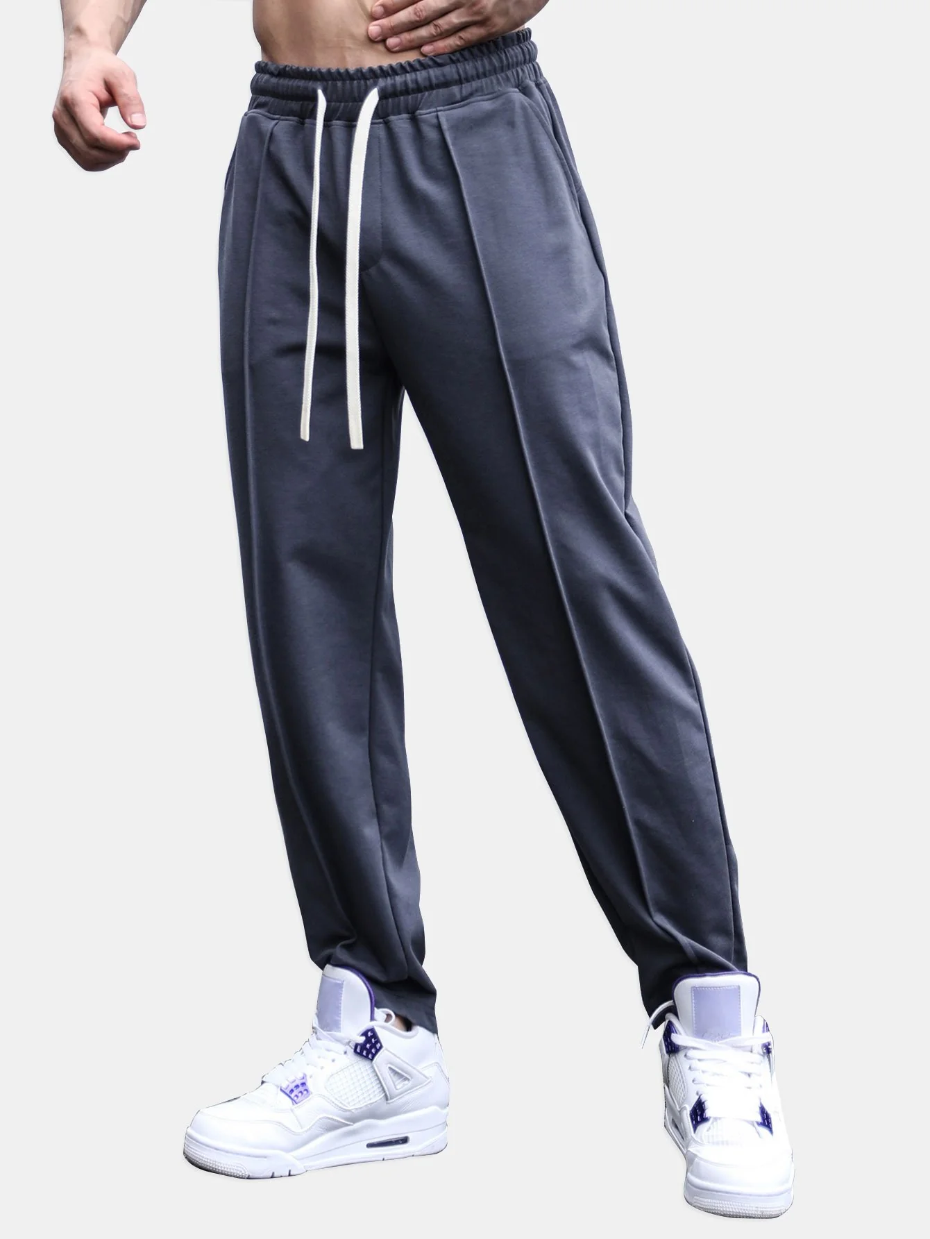 Tapered Jogginghose mit Paspel - Image 2